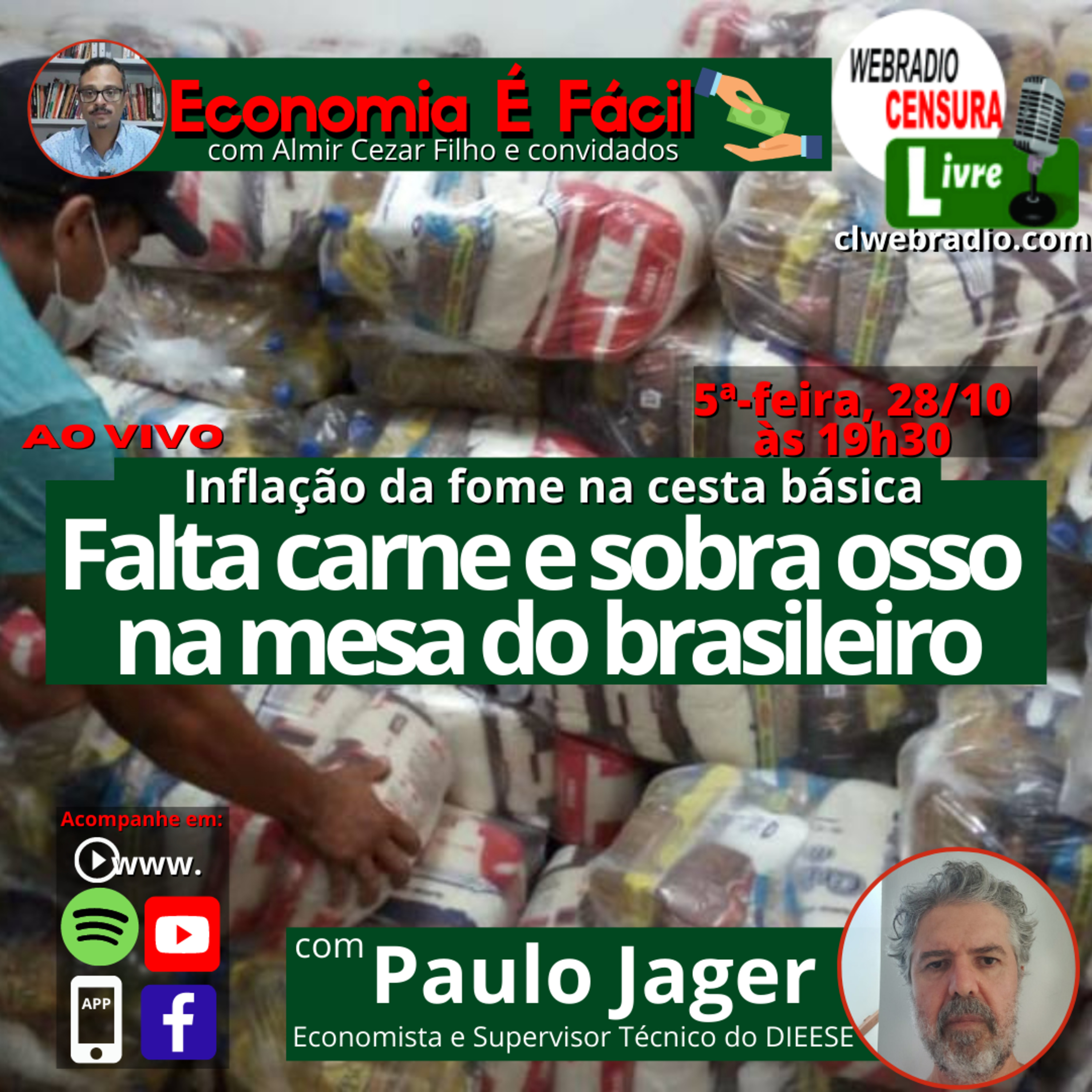 ECONOMIA É FÁCIL | Inflação da fome na cesta básica: falta carne e sobra osso na mesa do brasileiro episode artwork