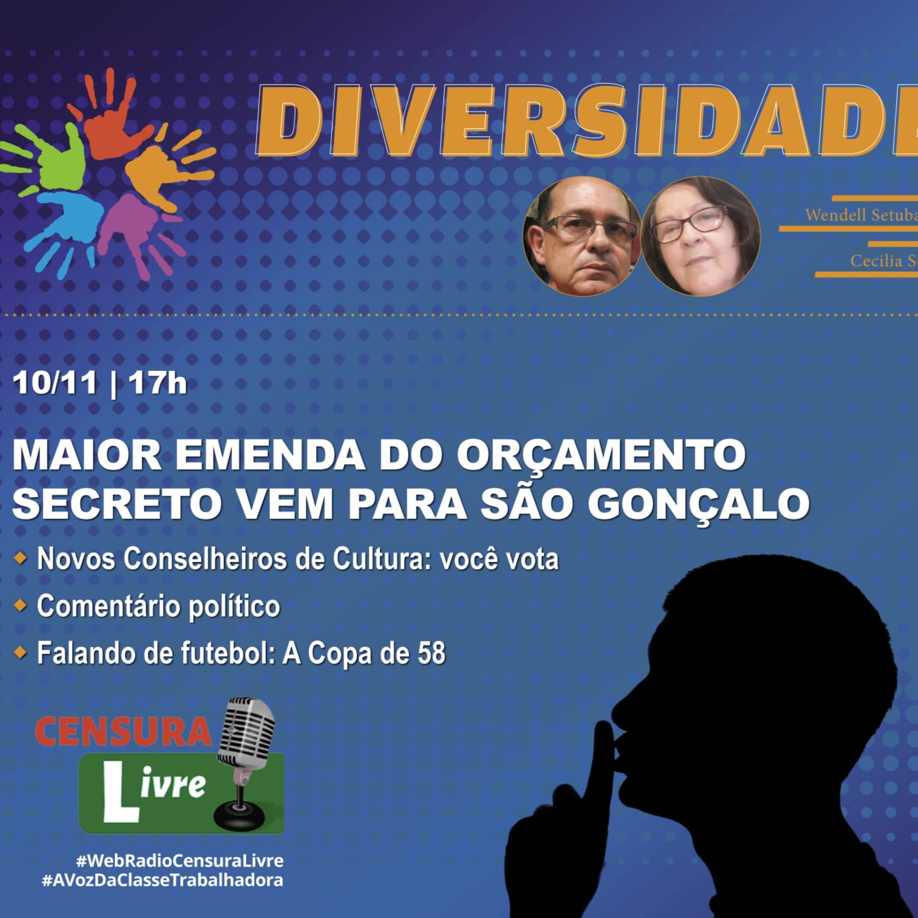 Programa Diversidade - Maior emenda do Orçamento Secreto vem para São Gonçalo 10 11 21 episode artwork