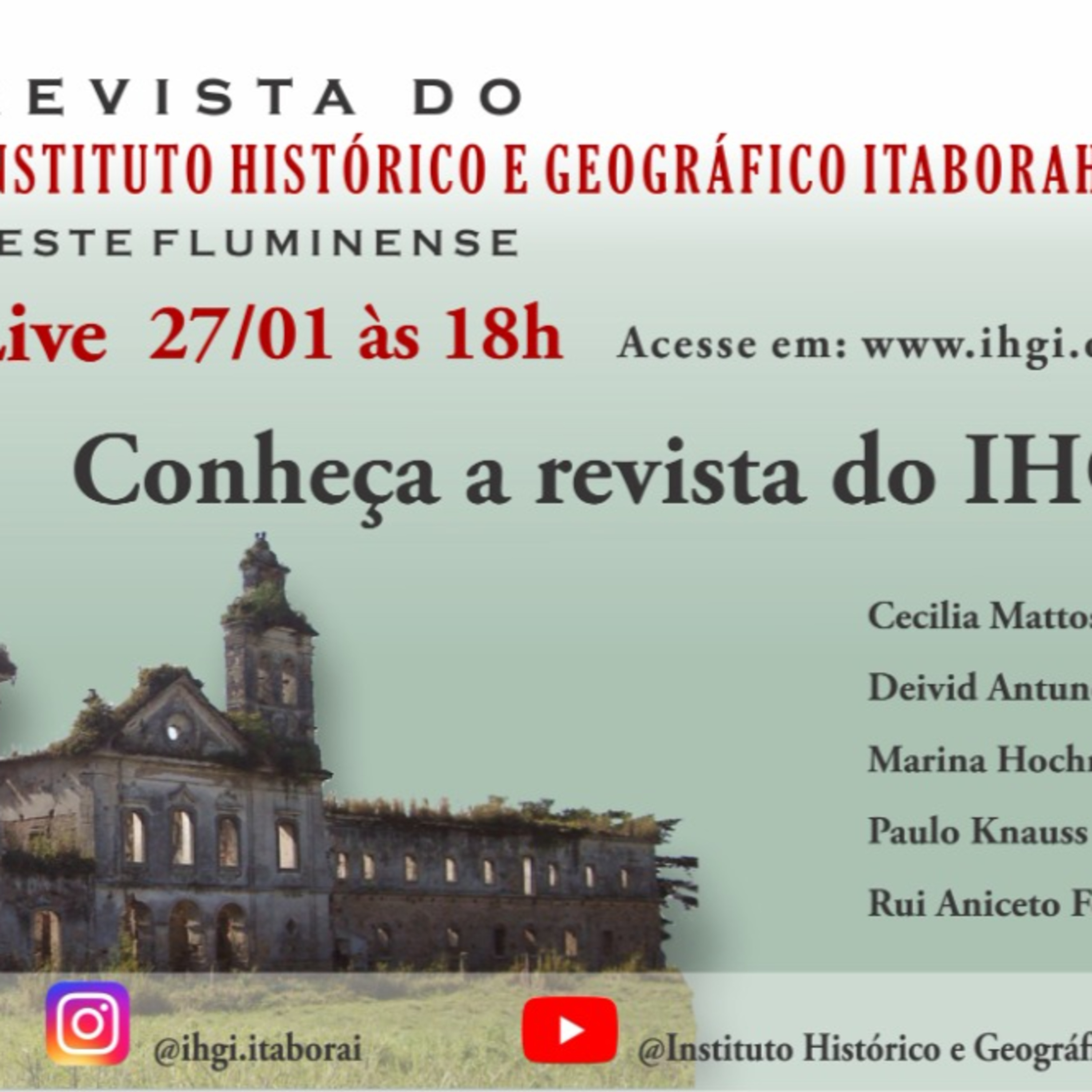 Conheça a Revista do IHGI 27/01 episode artwork