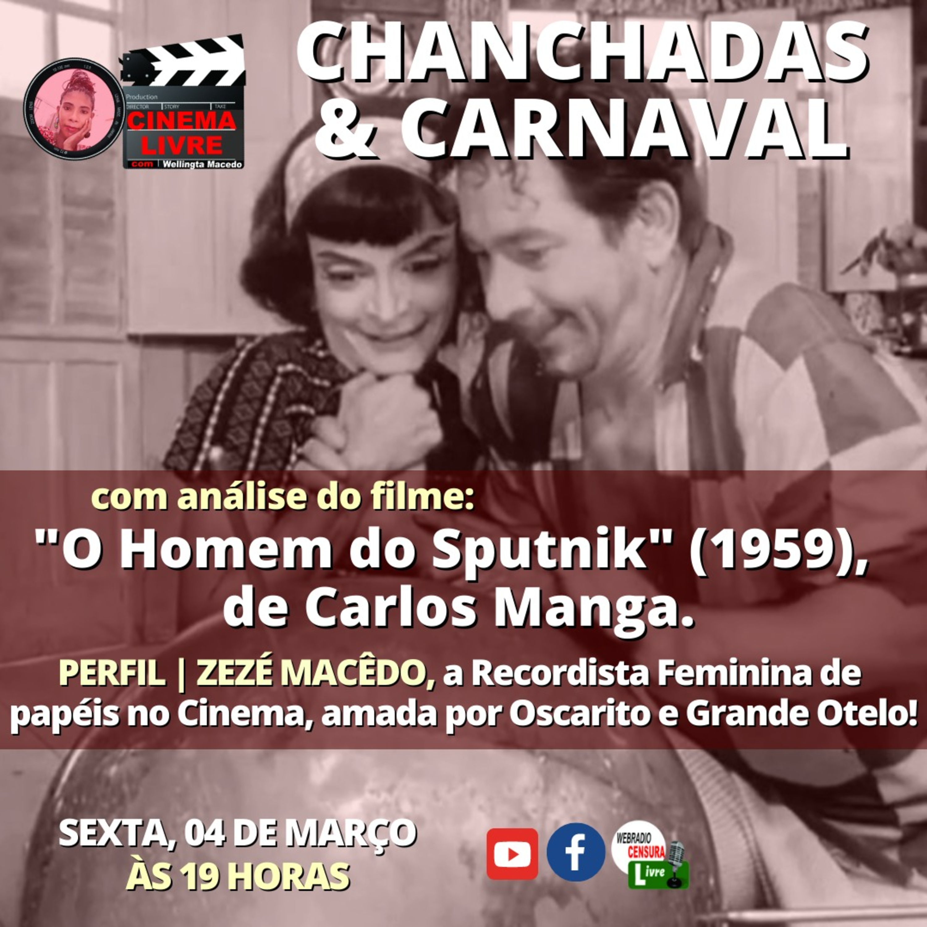 Cinema Livre | Chanchadas & Carnaval, com o filme “O homem do sputnik” (1959), de Carlos Manga 04/03 episode artwork