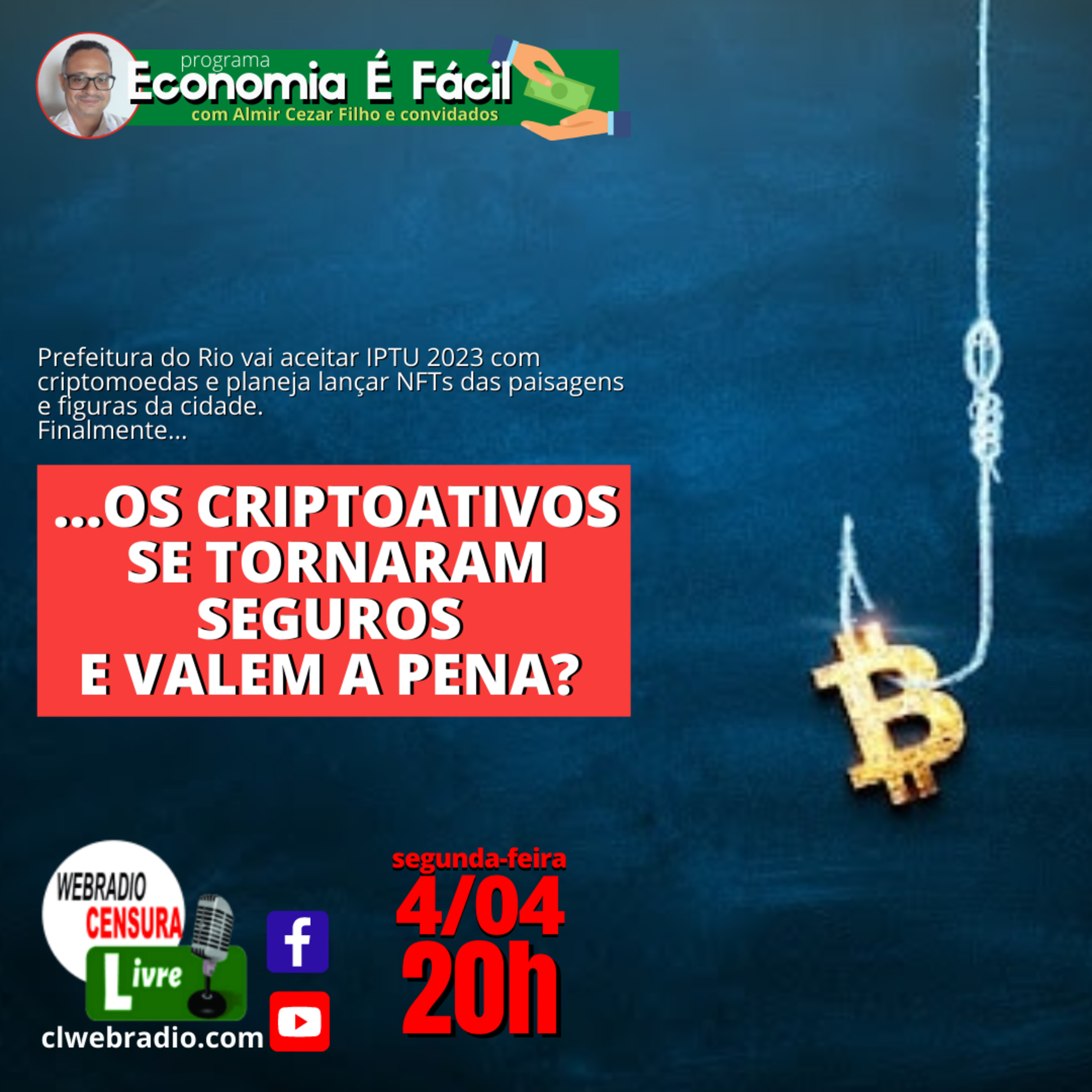 Os criptoativos se tornaram seguros e valem a pena? | ECONOMIA É FÁCIL episode artwork
