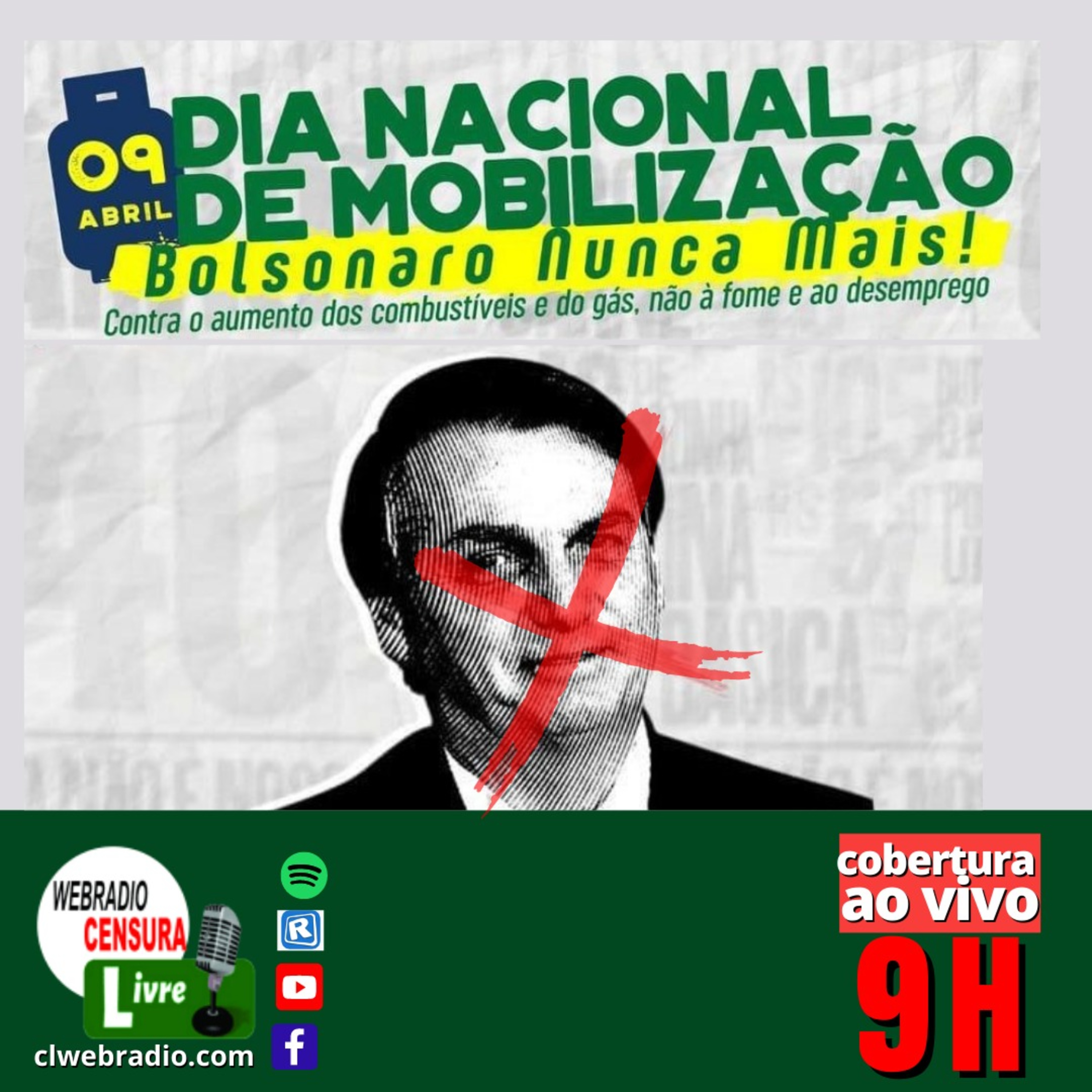 COBERTURA AO VIVO | Dia de Mobilização BOLSONARO NUNCA MAIS (09/04) episode artwork