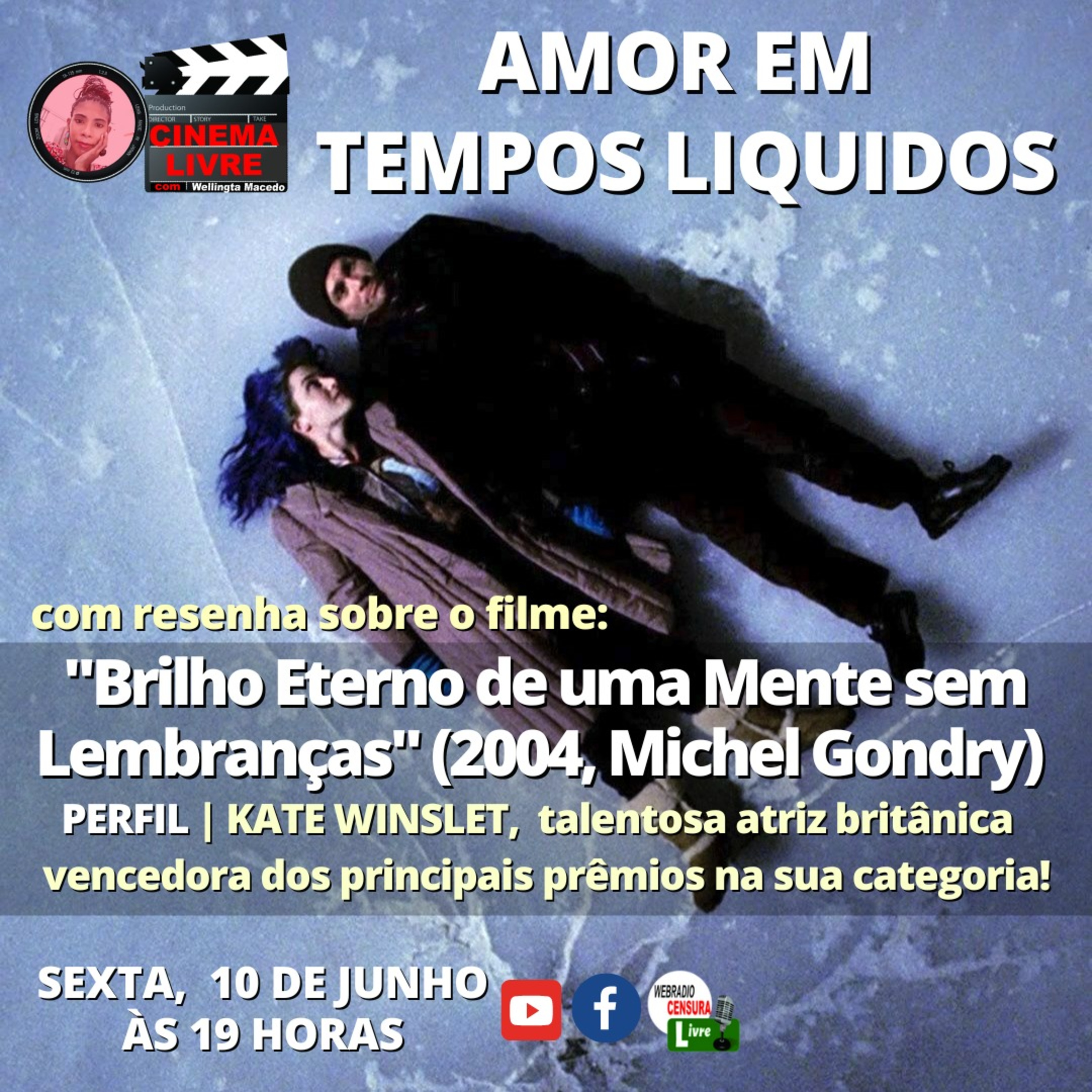 CINEMA LIVRE | "AMOR EM TEMPOS LÍQUIDOS", COM O FILME "BRILHO ETERNO DE UMA MENTE SEM LEMBRANÇAS" (2004, MICHEL GONDRY). episode artwork