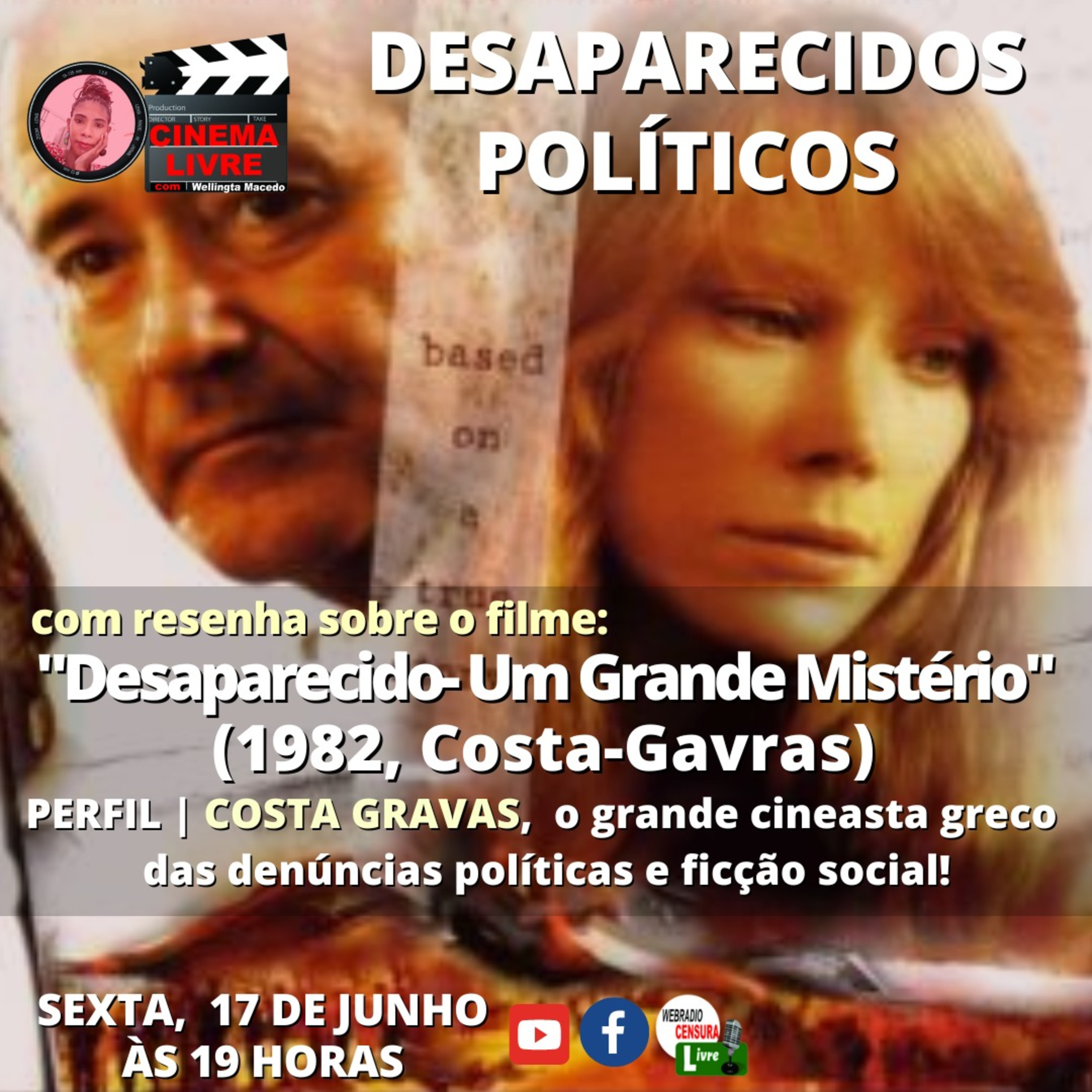 CINEMA LIVRE | "DESAPARECIDOS POLÍTICOS", COM O FILME "DESAPARECIDO, O GRANDE MISTÉRIO" (1982, DE COSTA GRAVAS) episode artwork