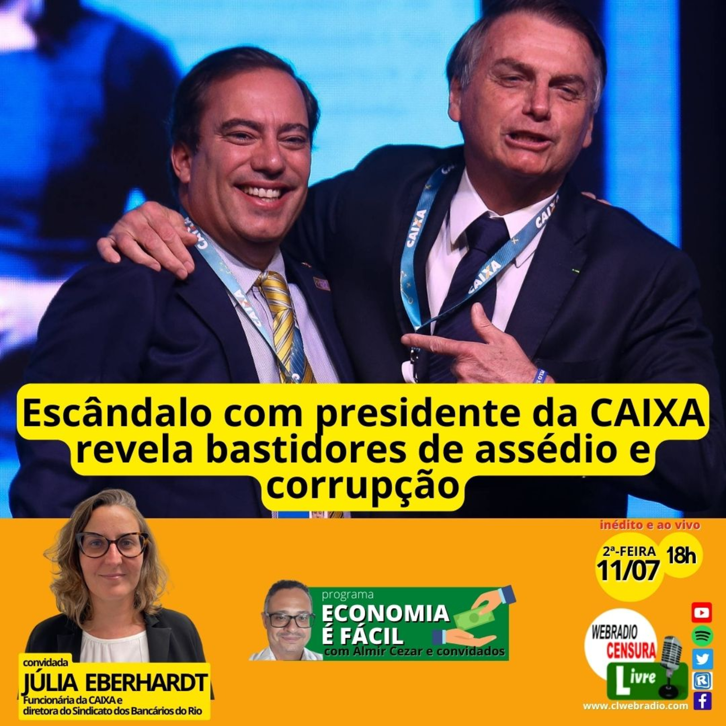 "Escândalo com presidente da CAIXA revela bastidores de assédio e corrupção" | ECONOMIA É FÁCIL episode artwork