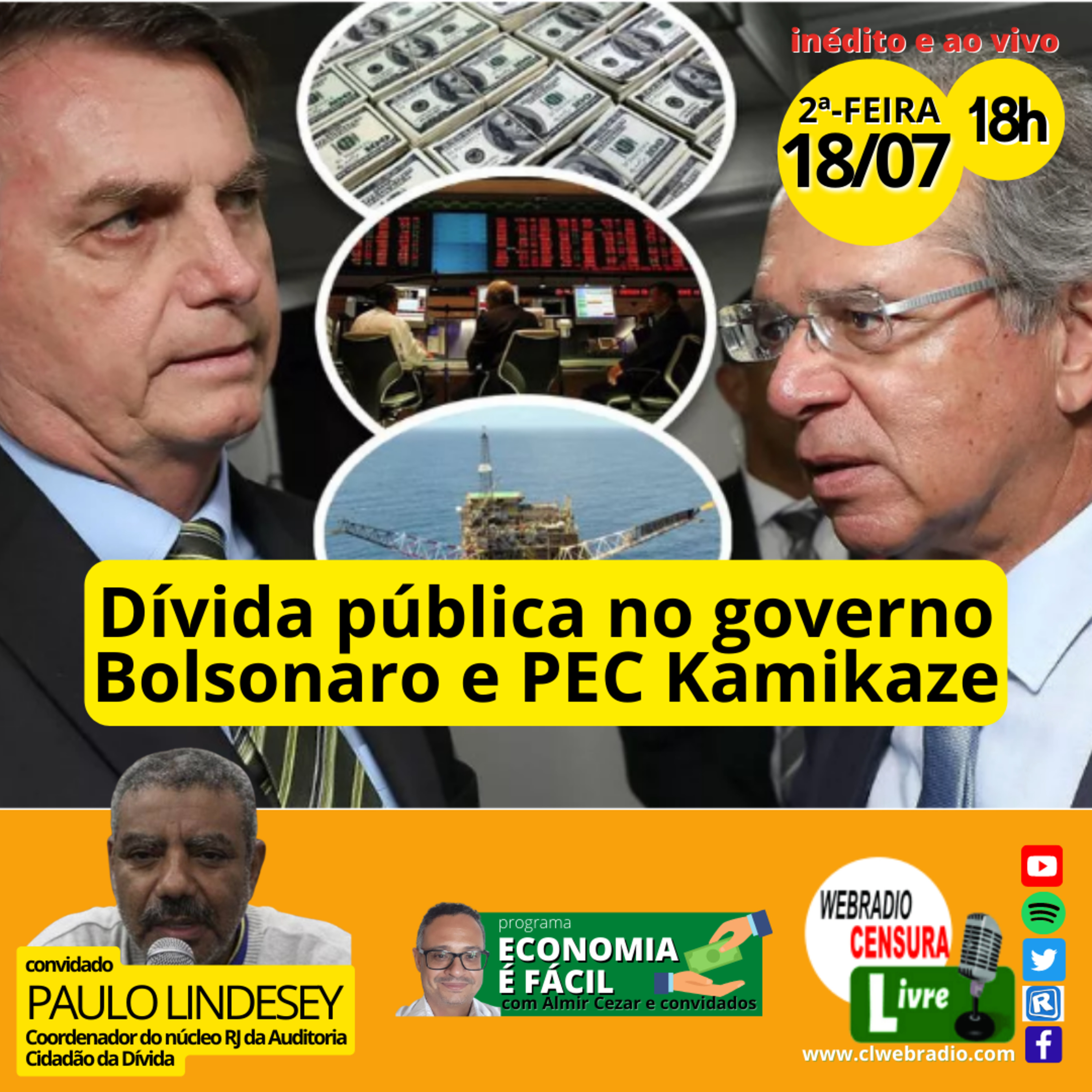 ECONOMIA É FÁCIL | Dívida pública no governo Bolsonaro e PEC Kamikaze episode artwork