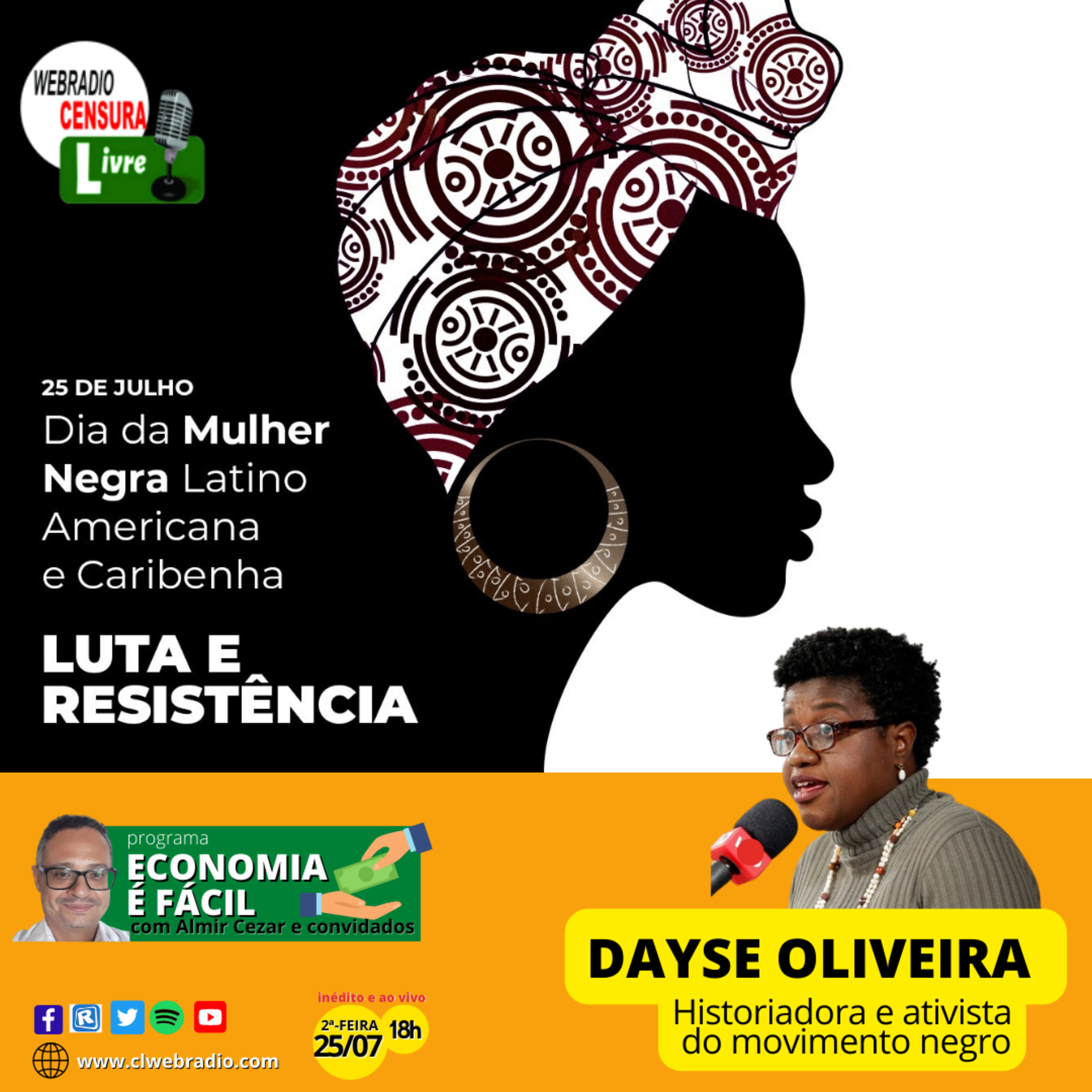 ECONOMIA É FÁCIL | 25/07 Dia Internacional da Mulher Negra Latino-Americana e Caribenha e Dia de Tereza de Benguela episode artwork
