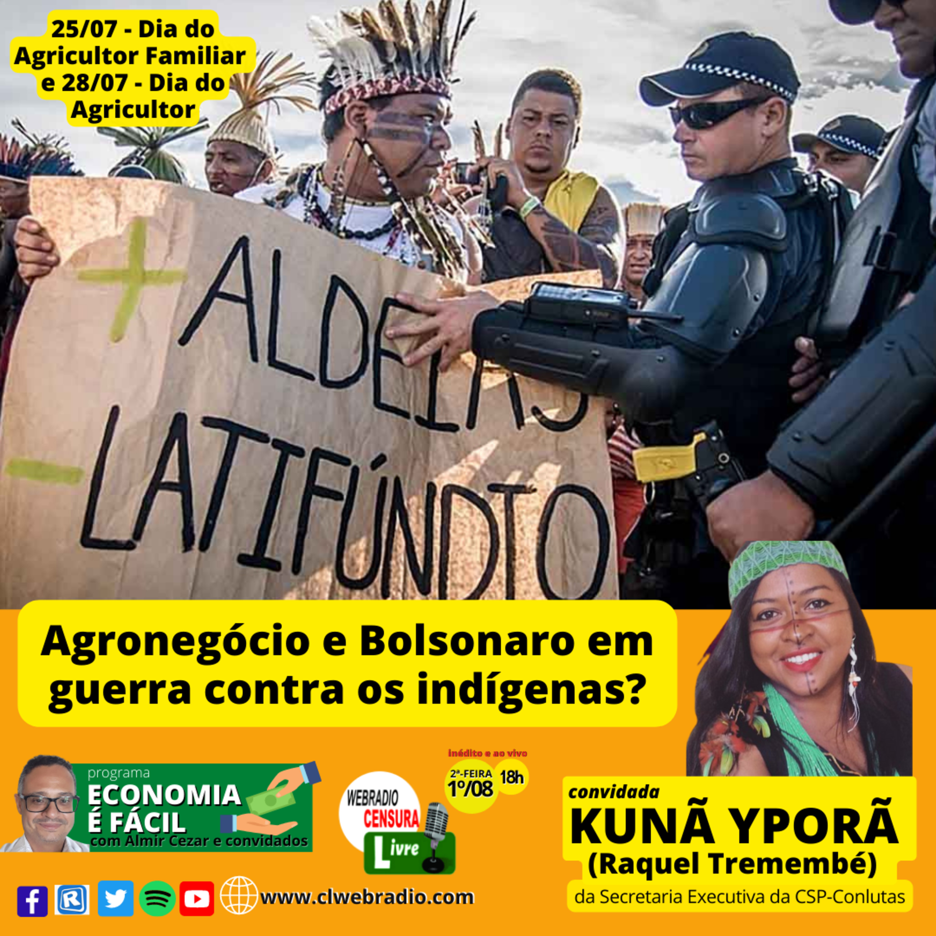 ECONOMIA É FÁCIL | Agronegócio e Bolsonaro em guerra contra os indígenas? episode artwork
