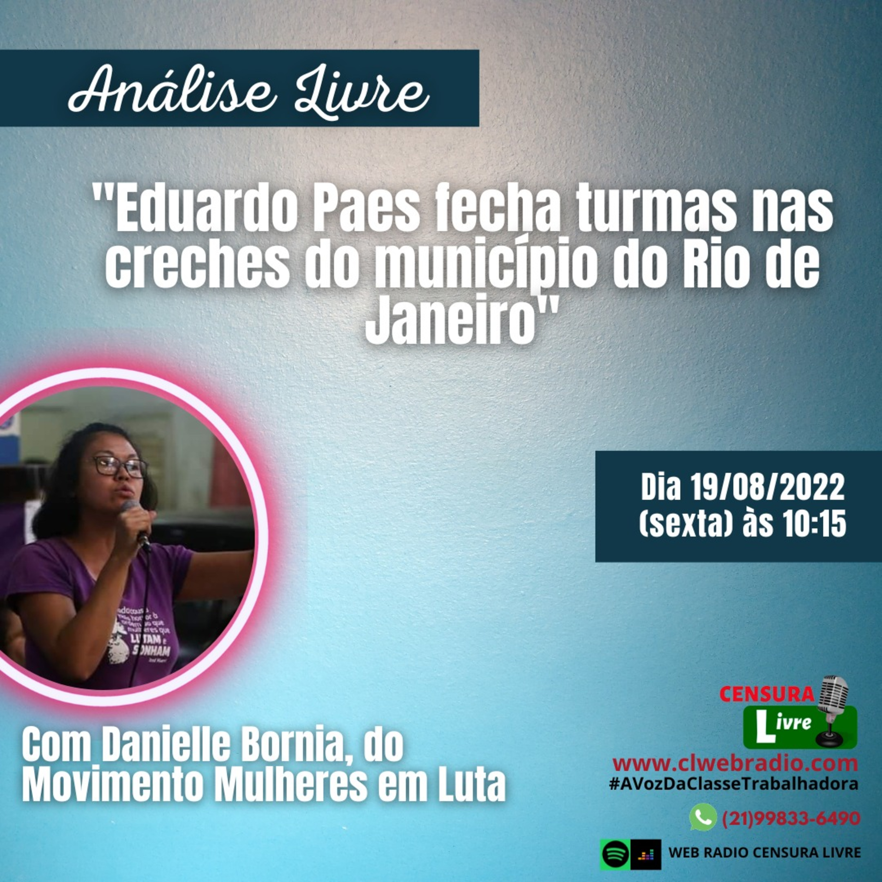 ANÁLISE LIVRE – ‘Eduardo Paes fecha turmas nas creches do município do Rio de Janeiro’ (19/08) episode artwork