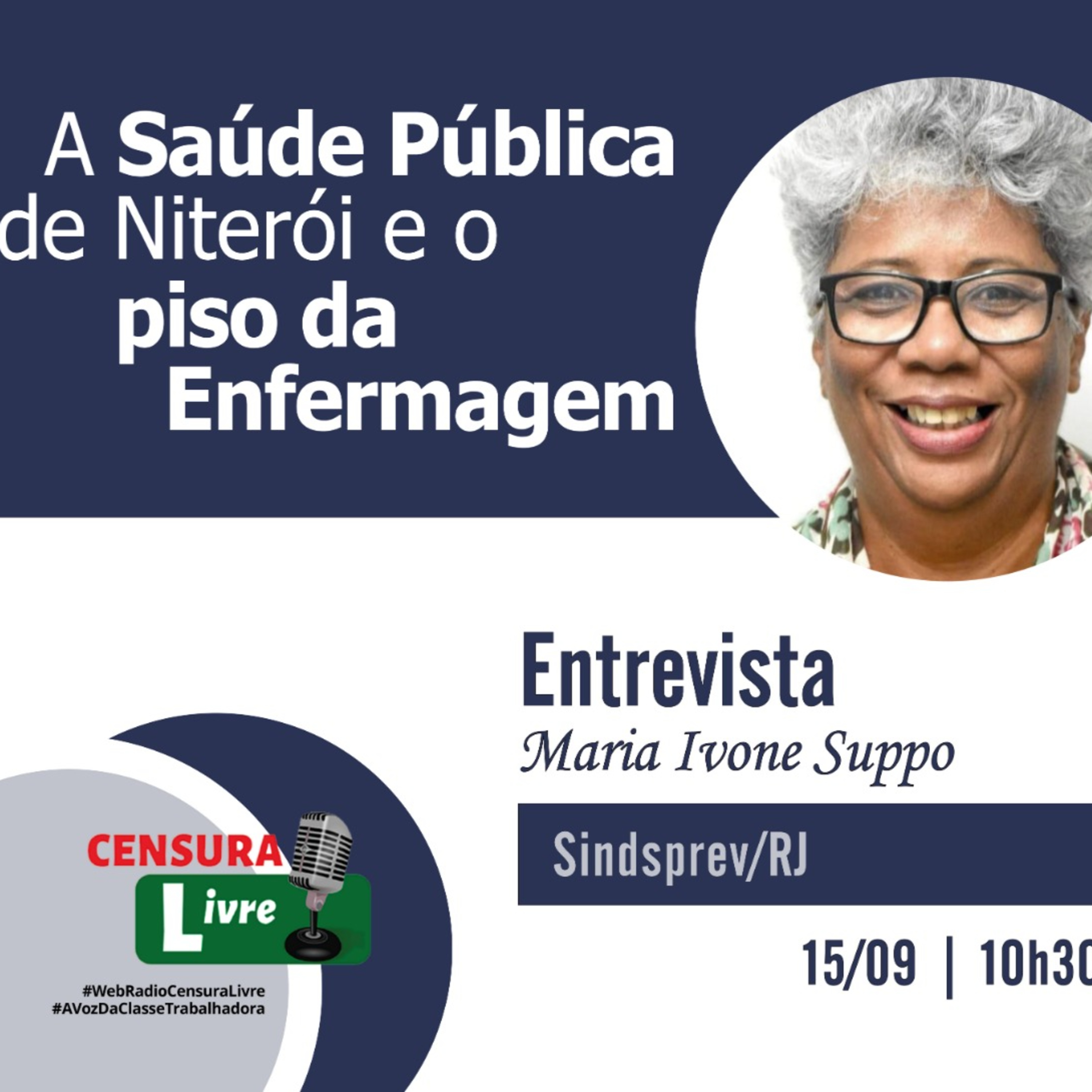 ENTREVISTA - A Saúde Pública de Niterói e o piso da Enfermagem (15/09) episode artwork