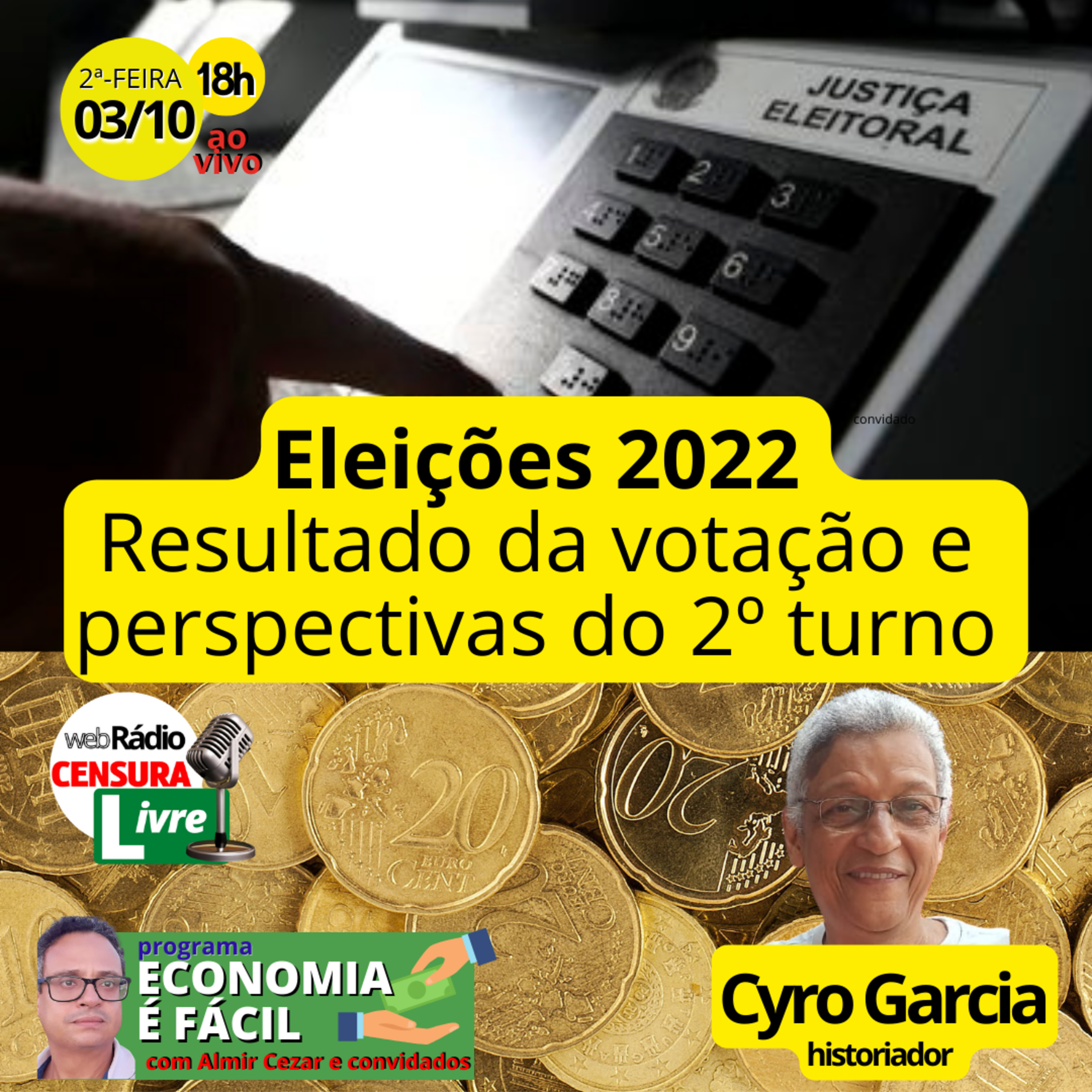 ECONOMIA É FÁCIL | Eleições 2022 Resultado da votação e perspectivas do 2º turno episode artwork