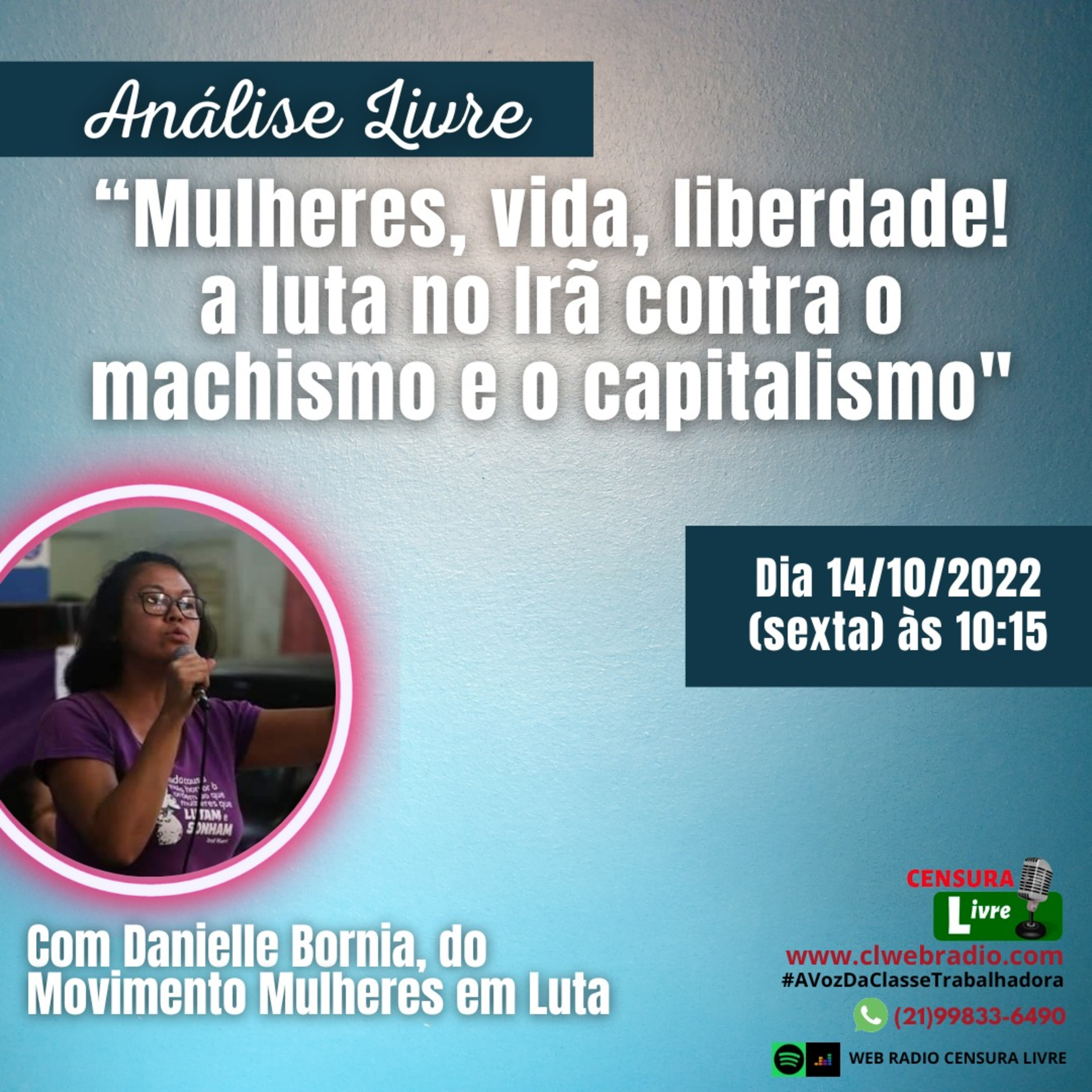 ANÁLISE LIVRE – Mulheres, vida, liberdade!: a luta no Irã contra o machismo e o Capitalismo (14/10) episode artwork