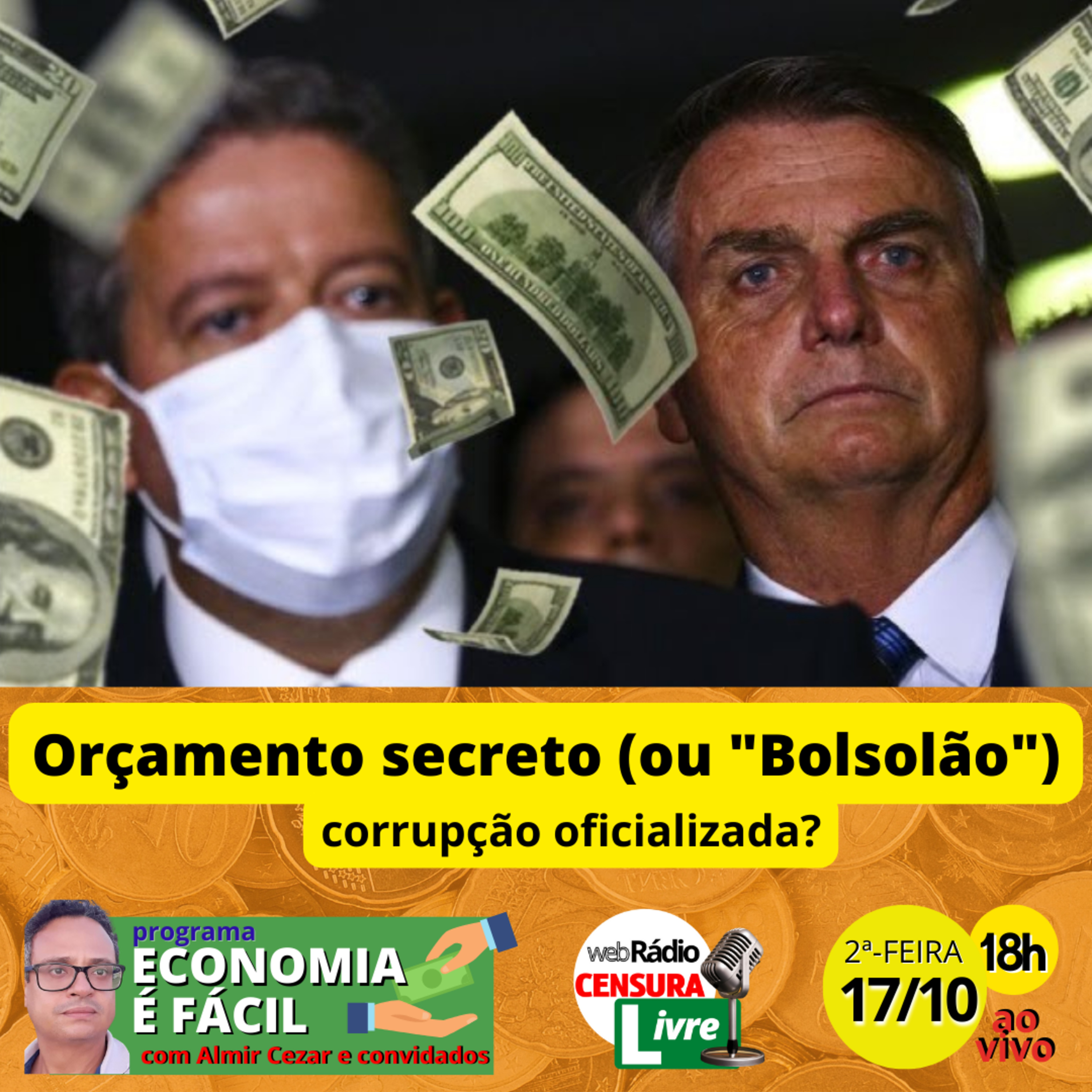 ECONOMIA É FÁCIL | Orçamento secreto (ou "Bolsolão"): corrupção oficializada? episode artwork