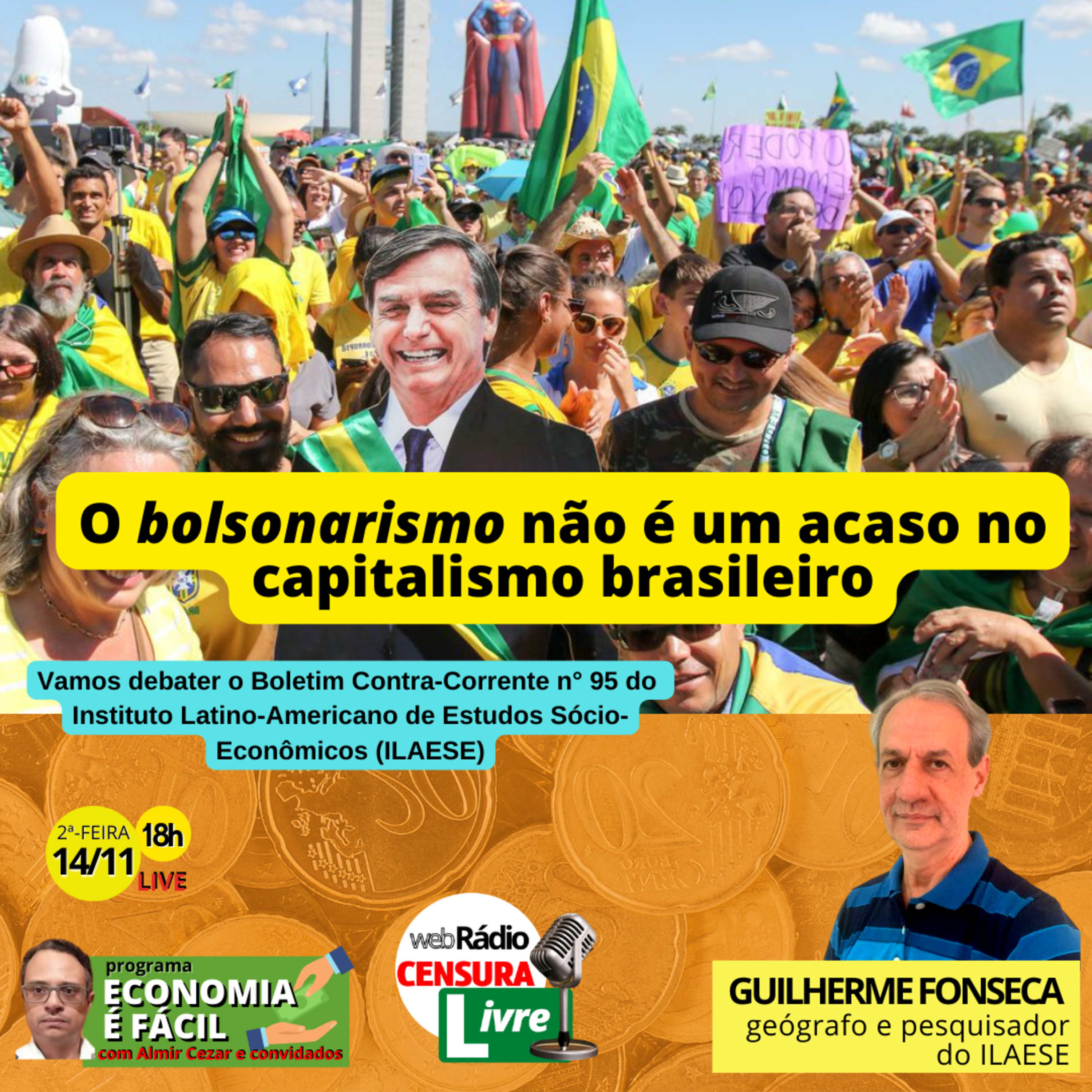 ECONOMIA É FÁCIL | O bolsonarismo não é um acaso no capitalismo brasileiro episode artwork