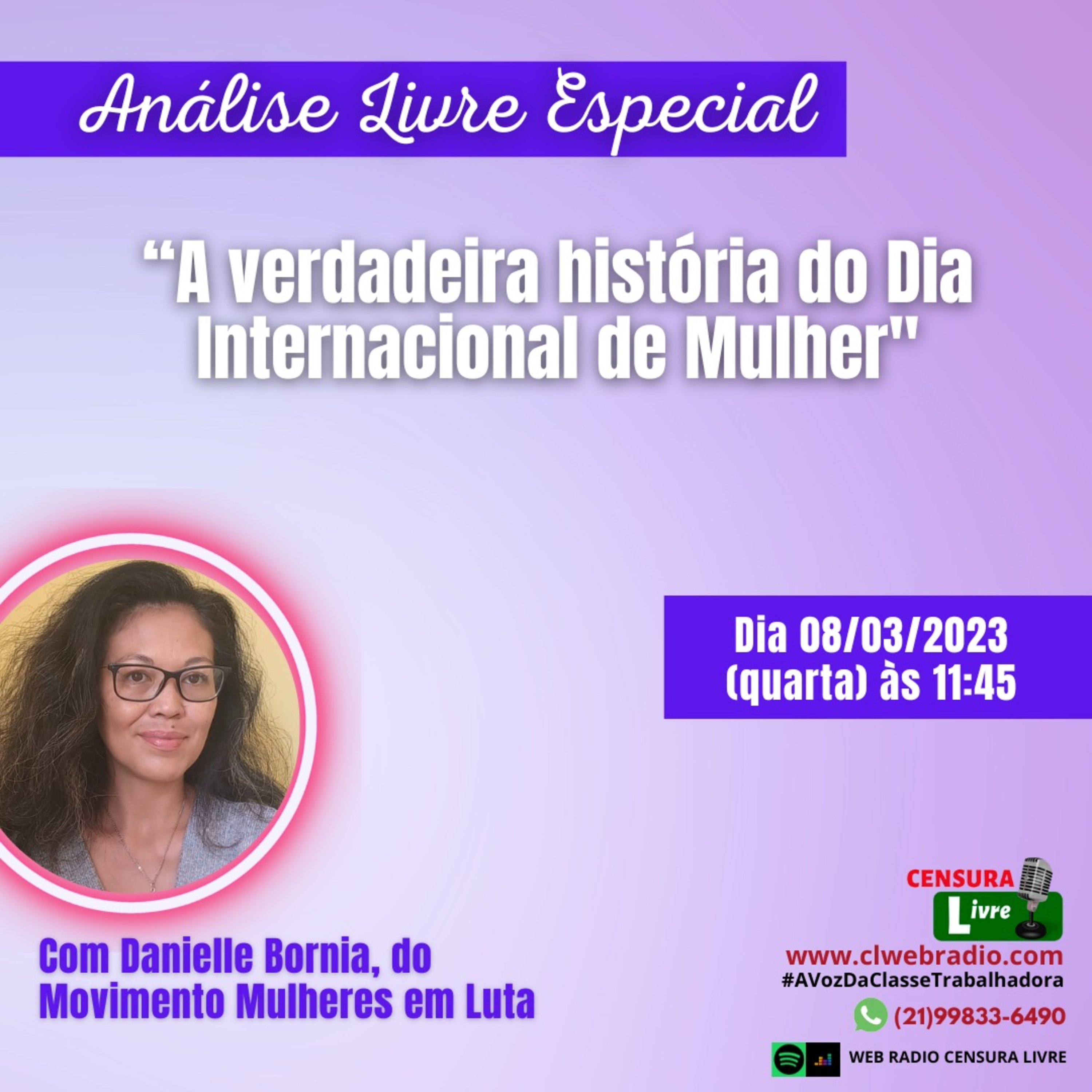ANÁLISE LIVRE – A Verdadeira História do Dia Internacional da Mulher (08/03) episode artwork