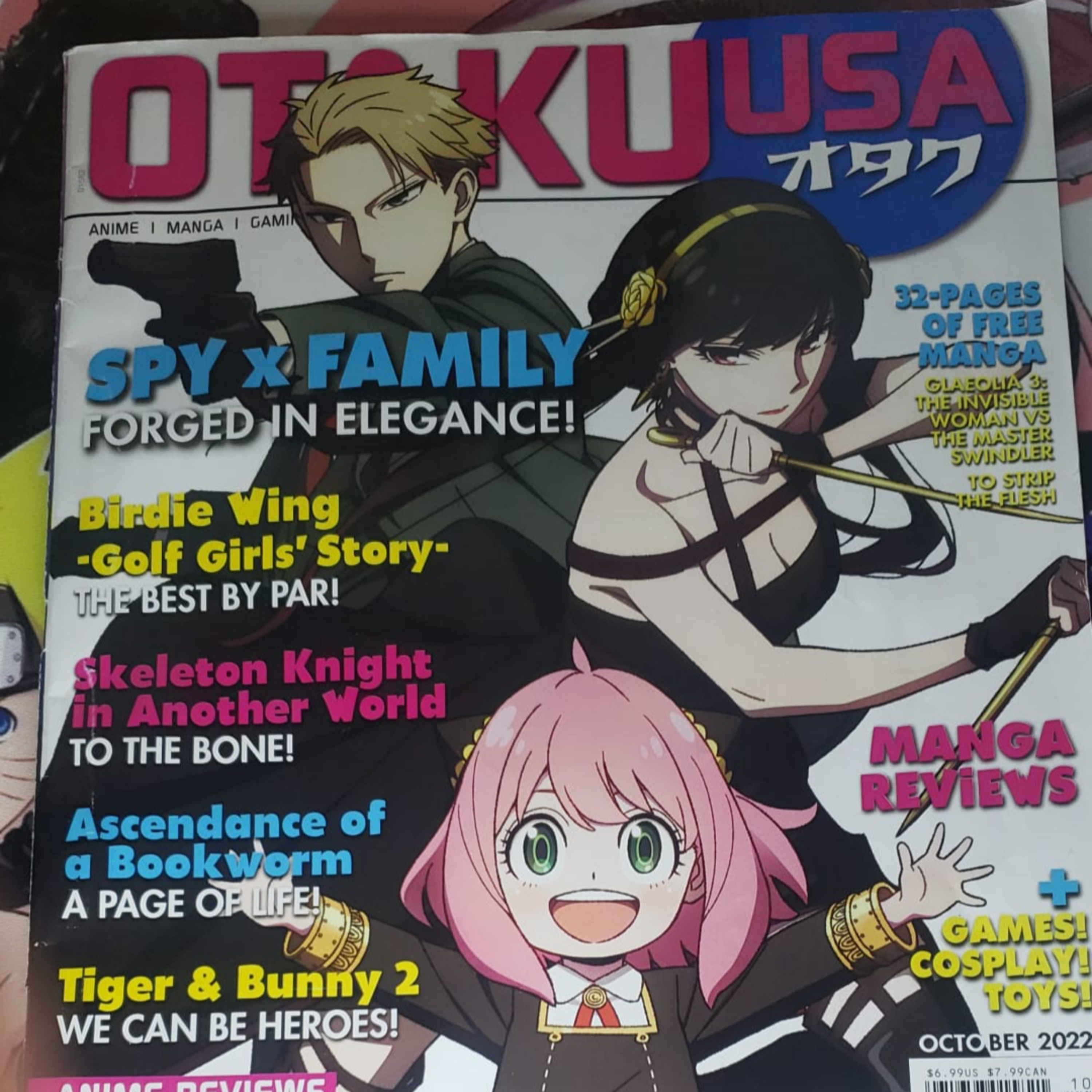 Revista de anime OtakuUSA octubre 2022 episode artwork