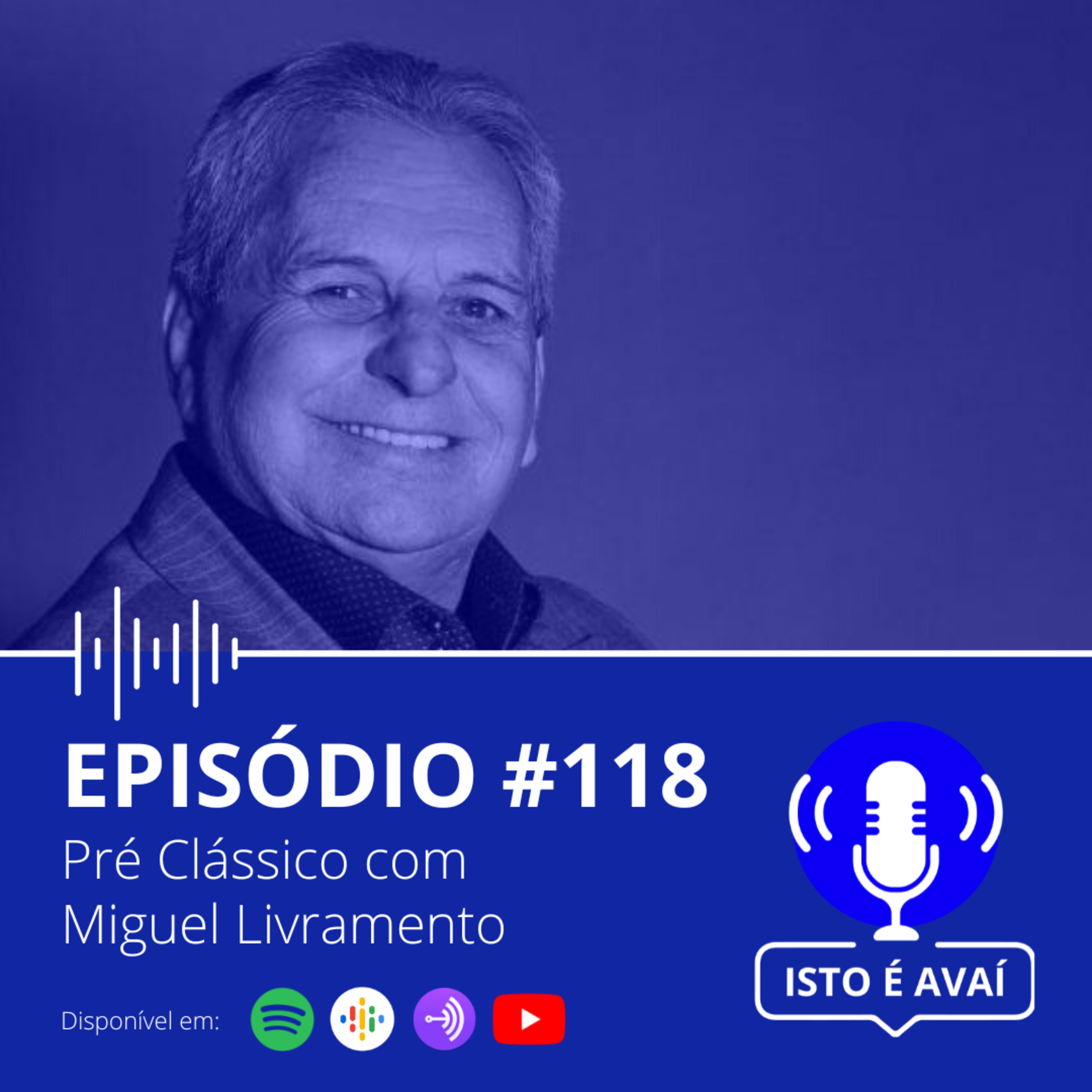 PRÉ-CLÁSSICO | part. MIGUEL LIVRAMENTO | EP #118 - 2023 episode artwork
