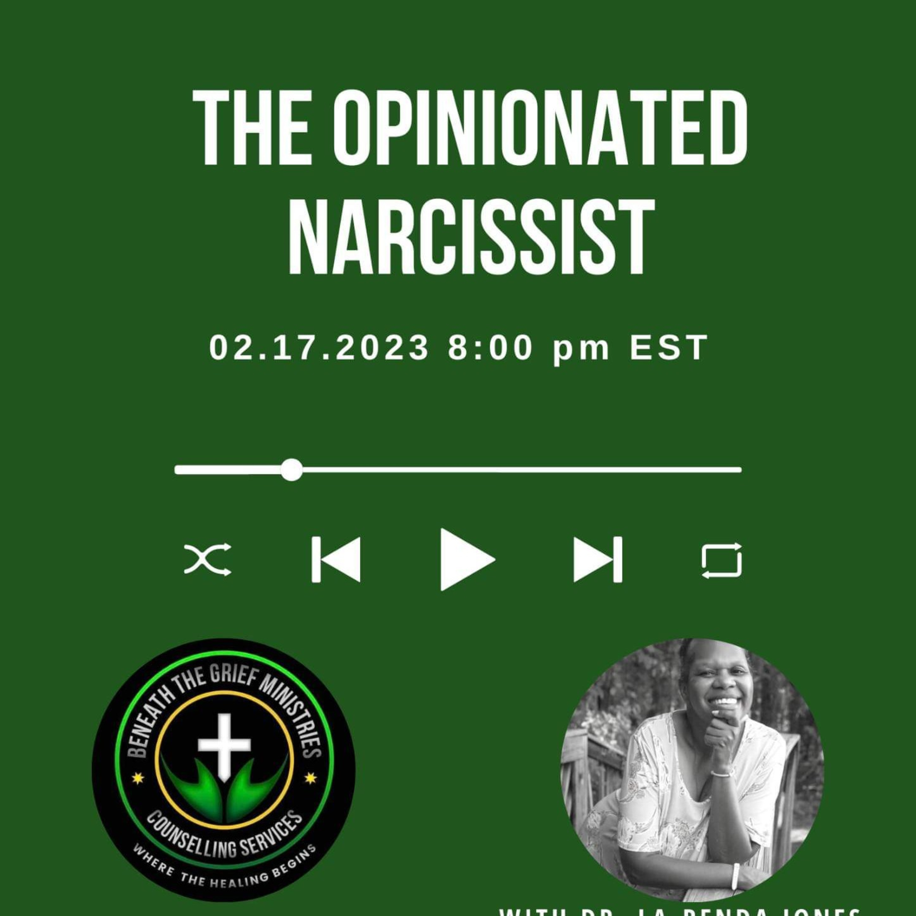 The Opinionated Narcissist  episode artwork