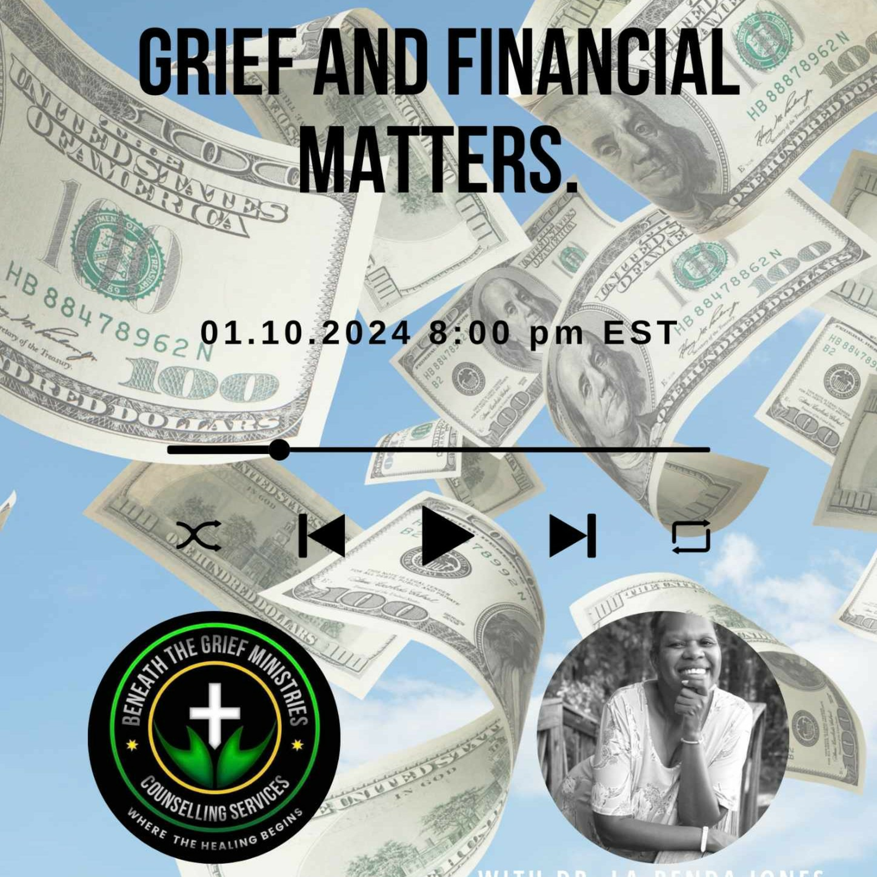 Lets Talk About Grief and Financial Matters. episode artwork