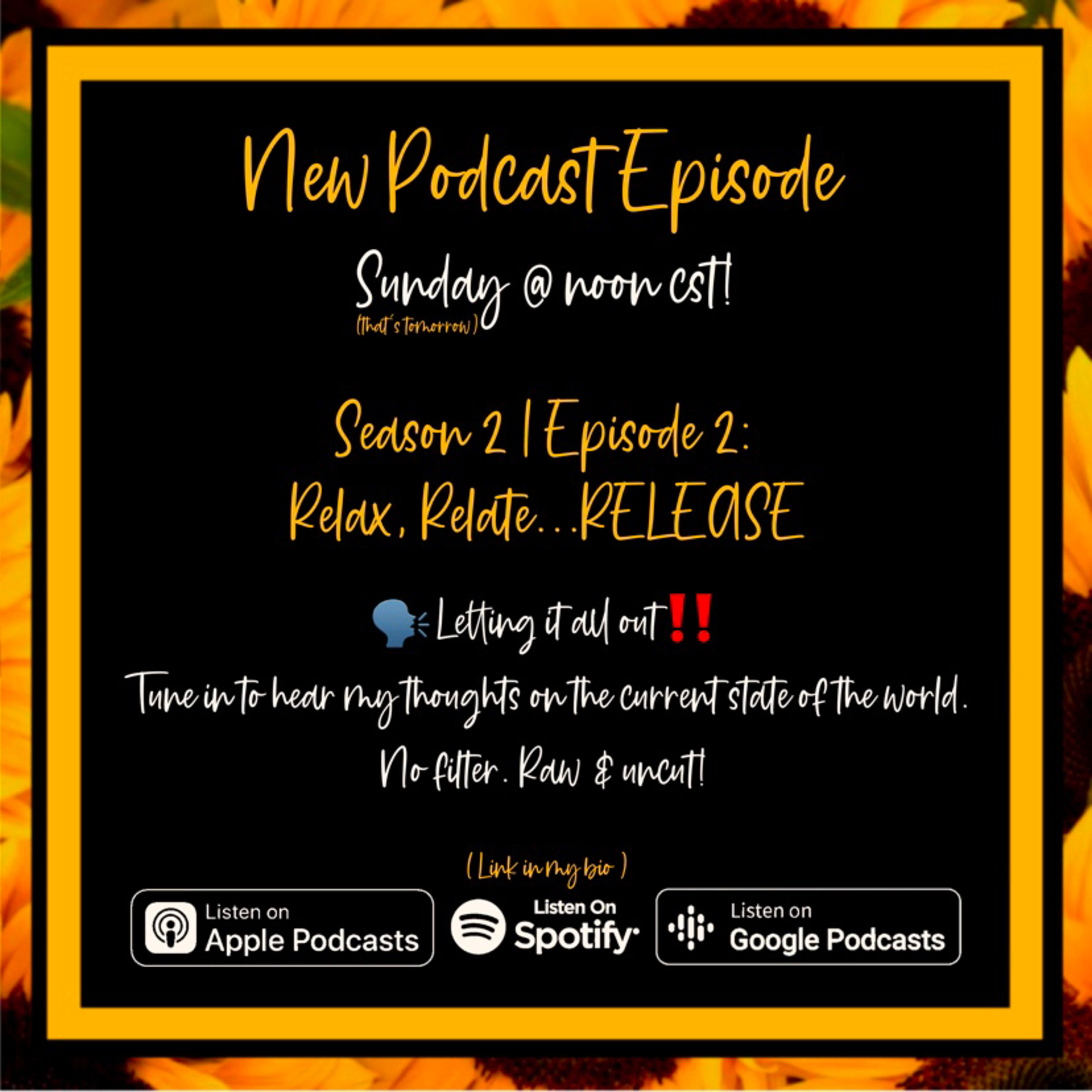 Episode 2 | Relax Relate...RELEASE episode artwork