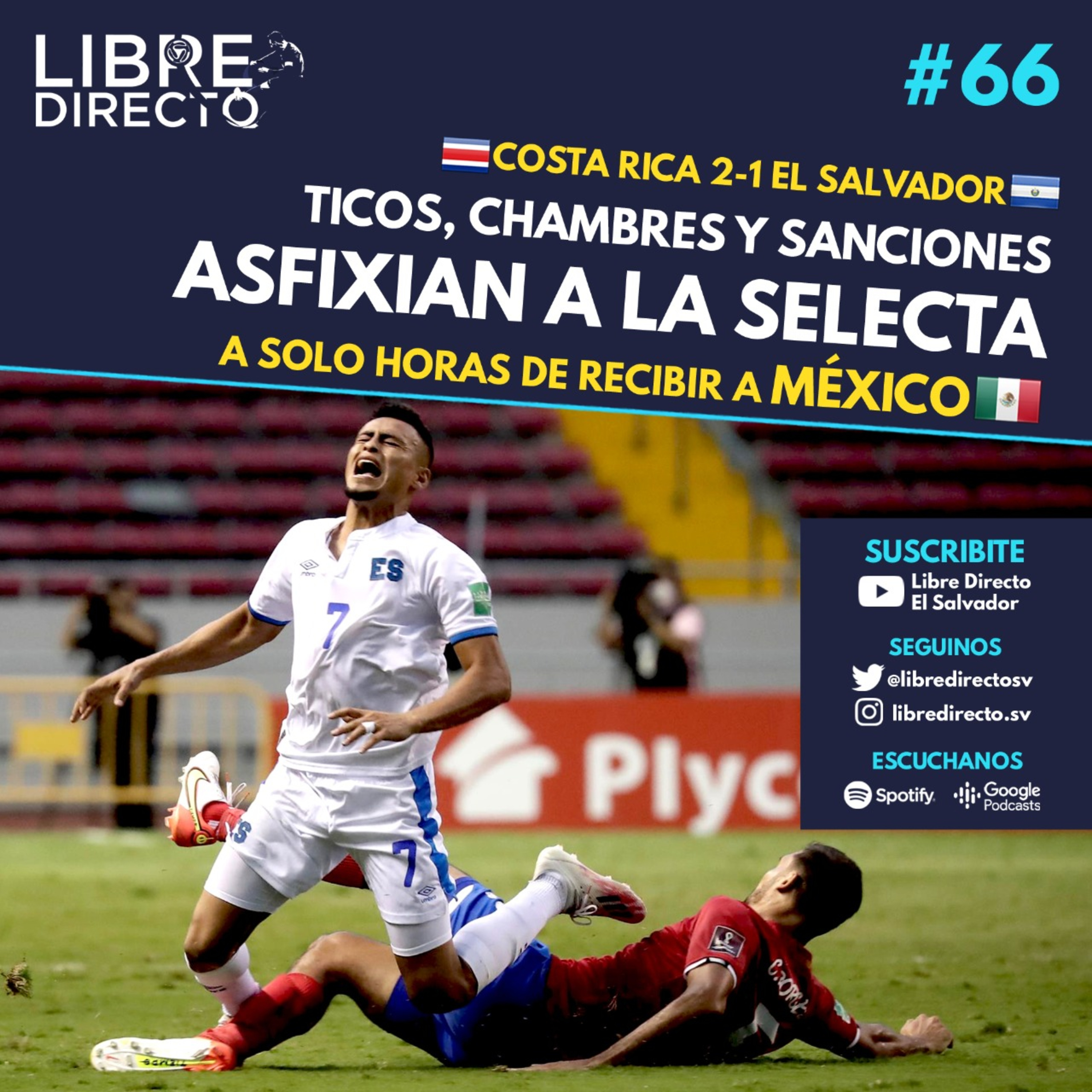 PREVIA🇸🇻 EL SALVADOR 🆚️ MÉXICO 🇲🇽 |Los ticos, los chambres y las lesiones asfixian a La Selecta episode artwork
