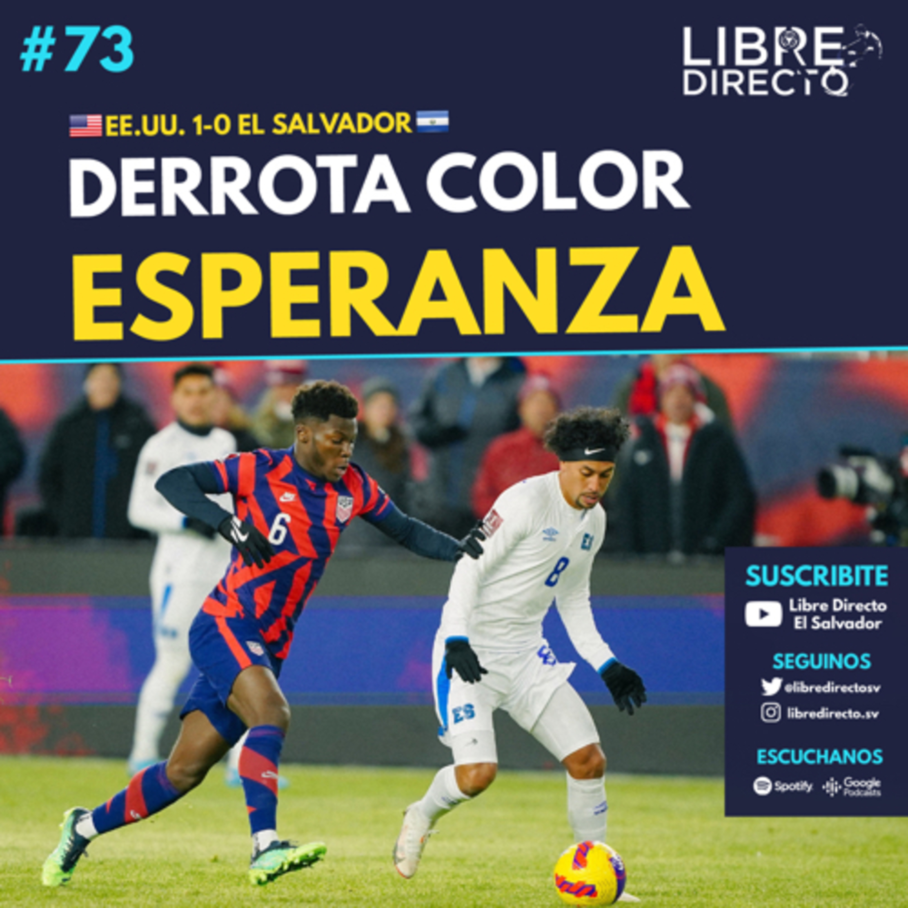 🇺🇸 USA 1-0 SLV 🇸🇻 Derrota color ESPERANZA | Previa 🇭🇳Honduras vs El Salvador 🇸🇻 episode artwork