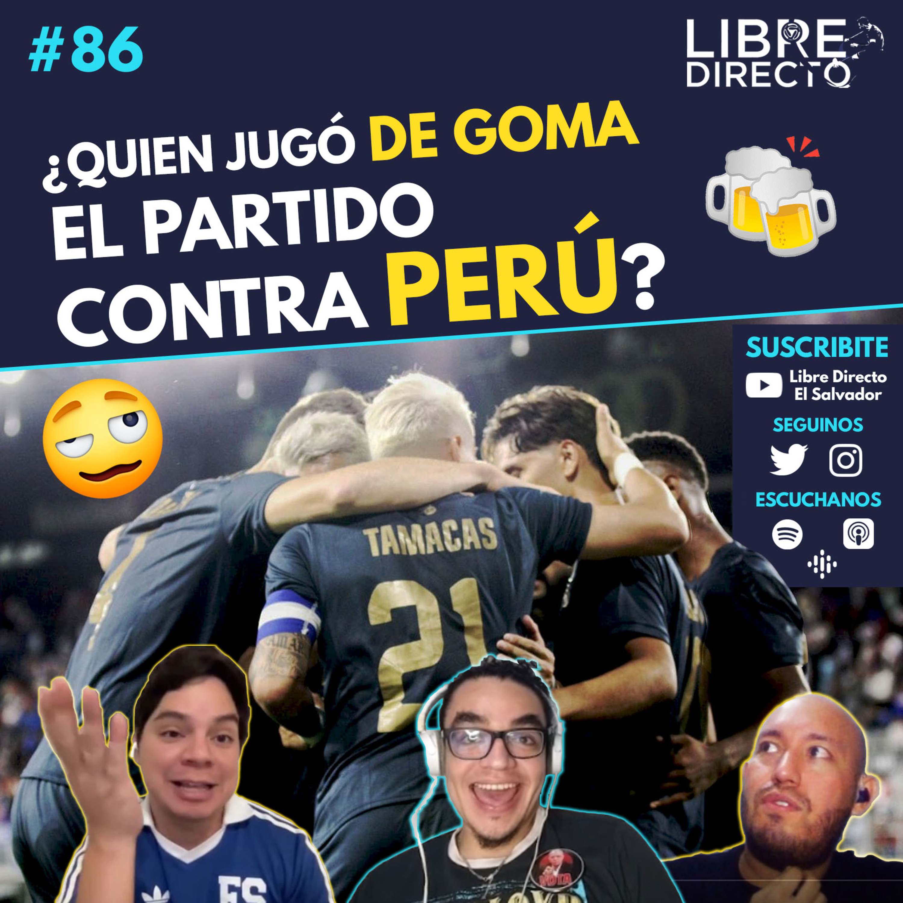 ¿Quién jugó de goma el partido contra Perú 🇵🇪? 😞 - Así está el fútbol en El Salvador 🇸🇻 episode artwork
