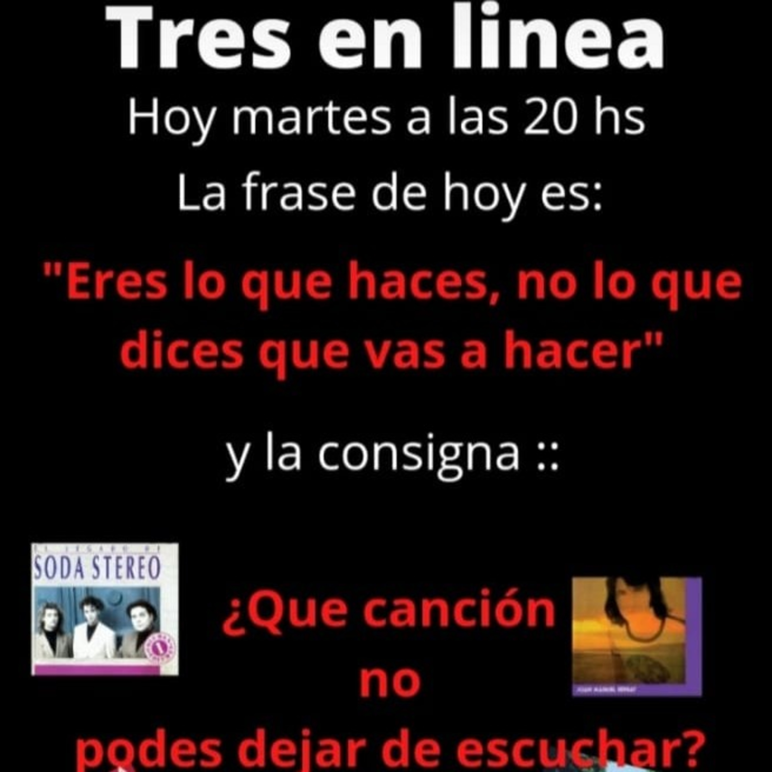 Tres en Línea Hoy: ¿Cuál es la canción que no podés parar de escuchar? 25 de octubre de 2022 episode artwork