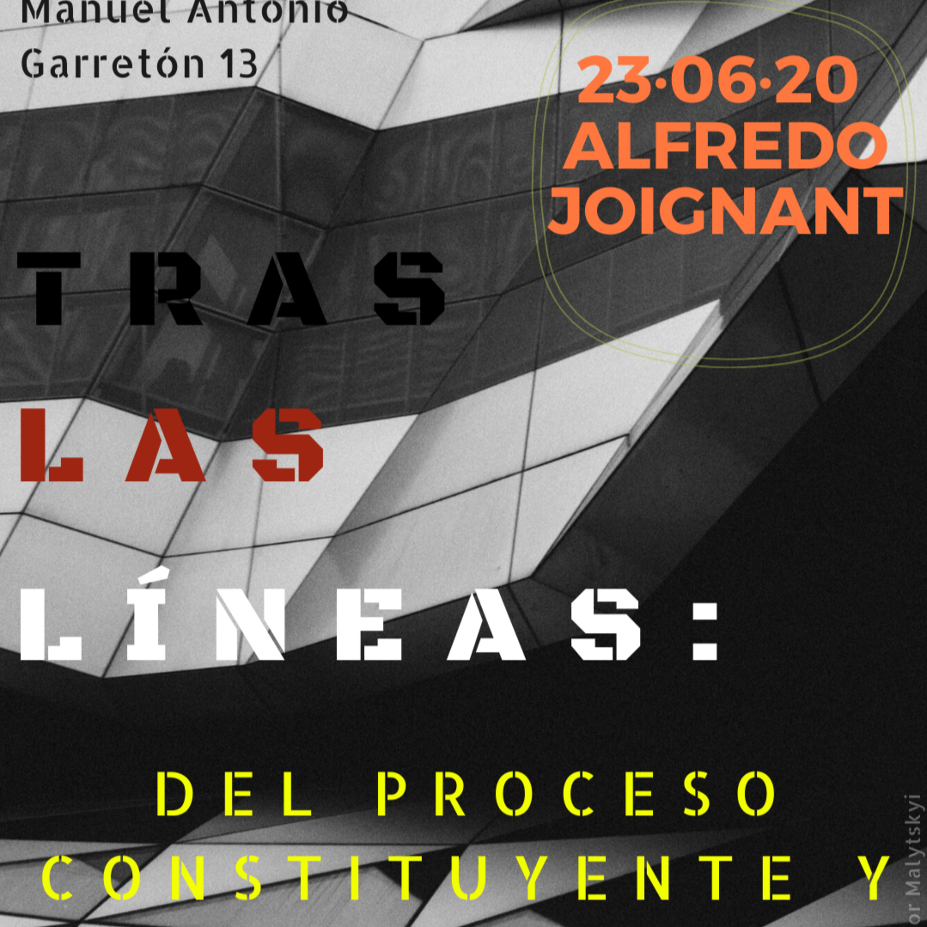 Tras las Líneas 13: Del proceso constituyente y post-pandemia [con Alfredo Joignant] episode artwork