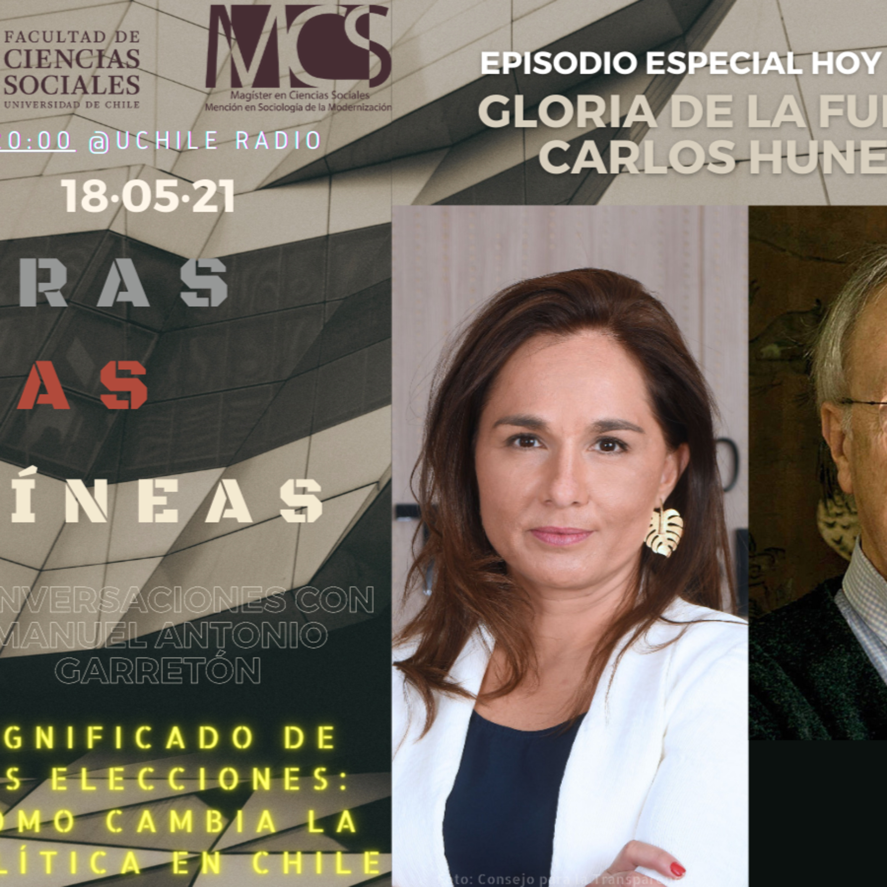 Tras las Líneas 51. Significado de las elecciones: Cómo cambia la política en Chile [con Gloria de la Fuente & Carlos Huneeus] episode artwork