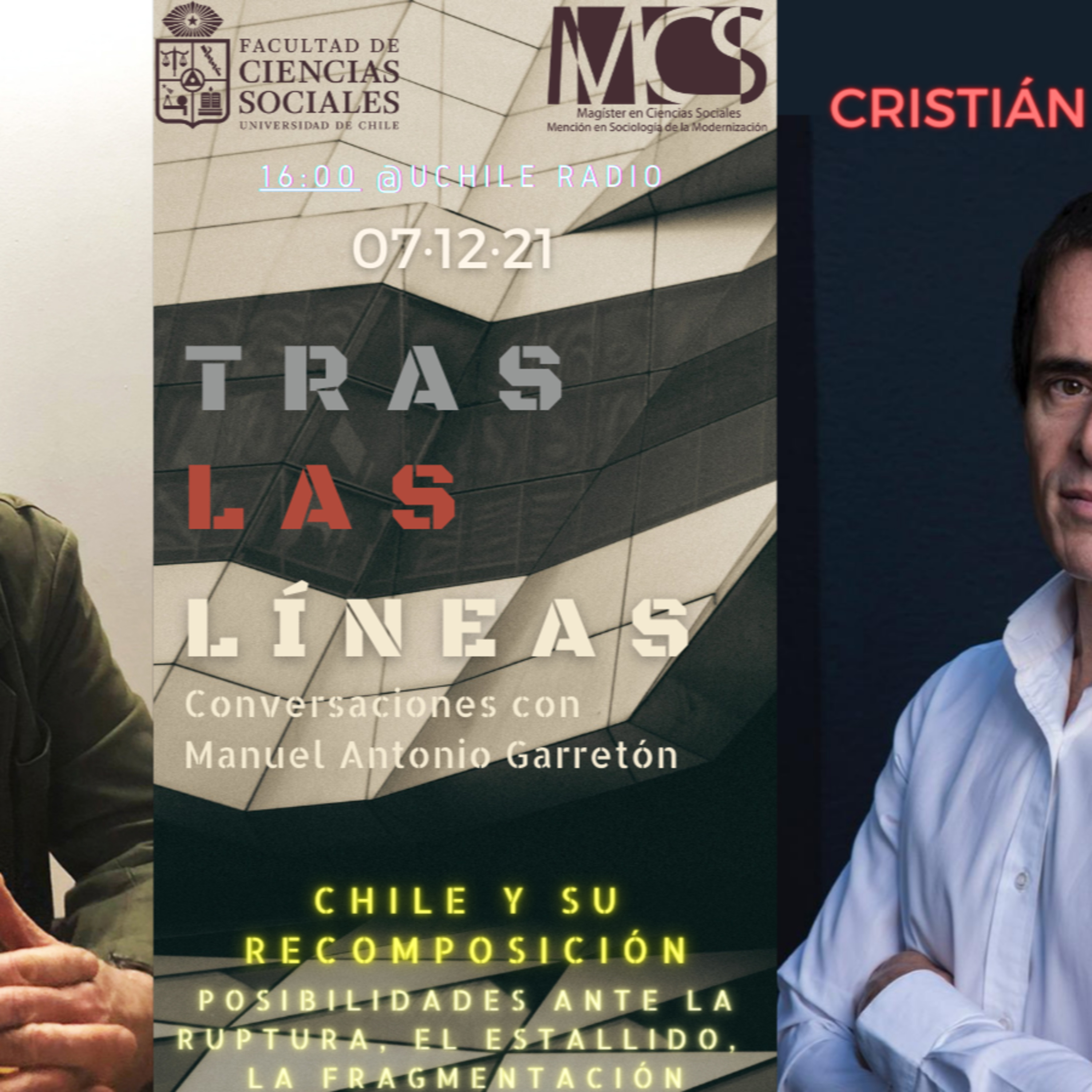 Tras las Líneas 80. Chile y su recomposición. Posibilidades ante la ruptura, el estallido, la fragmentación [con Cristián Valdivieso] episode artwork