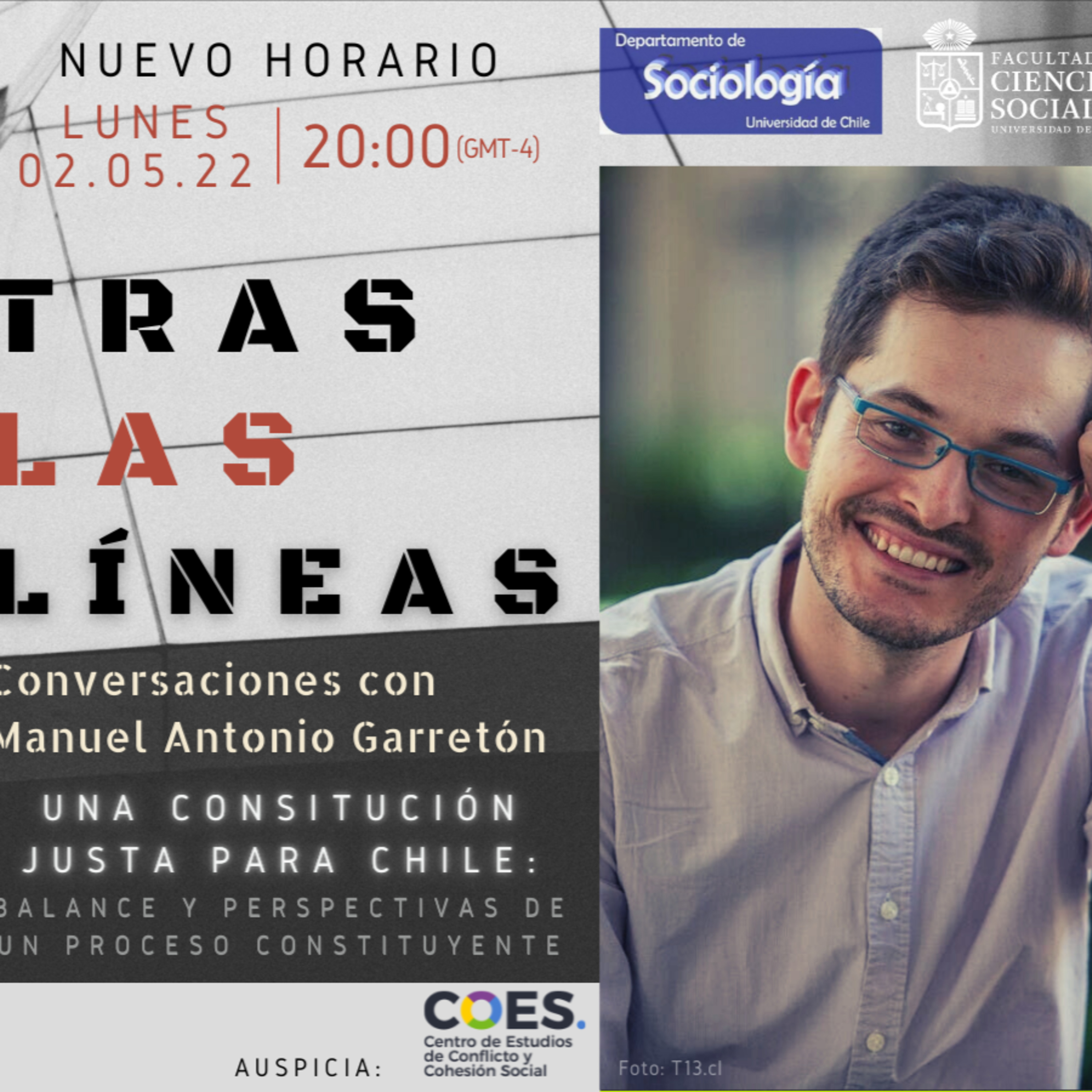Tras las Líneas 95. Una Constitución justa para Chile. Balance y perspectivas de un proceso constituyente. [con Gaspar Domínguez] episode artwork