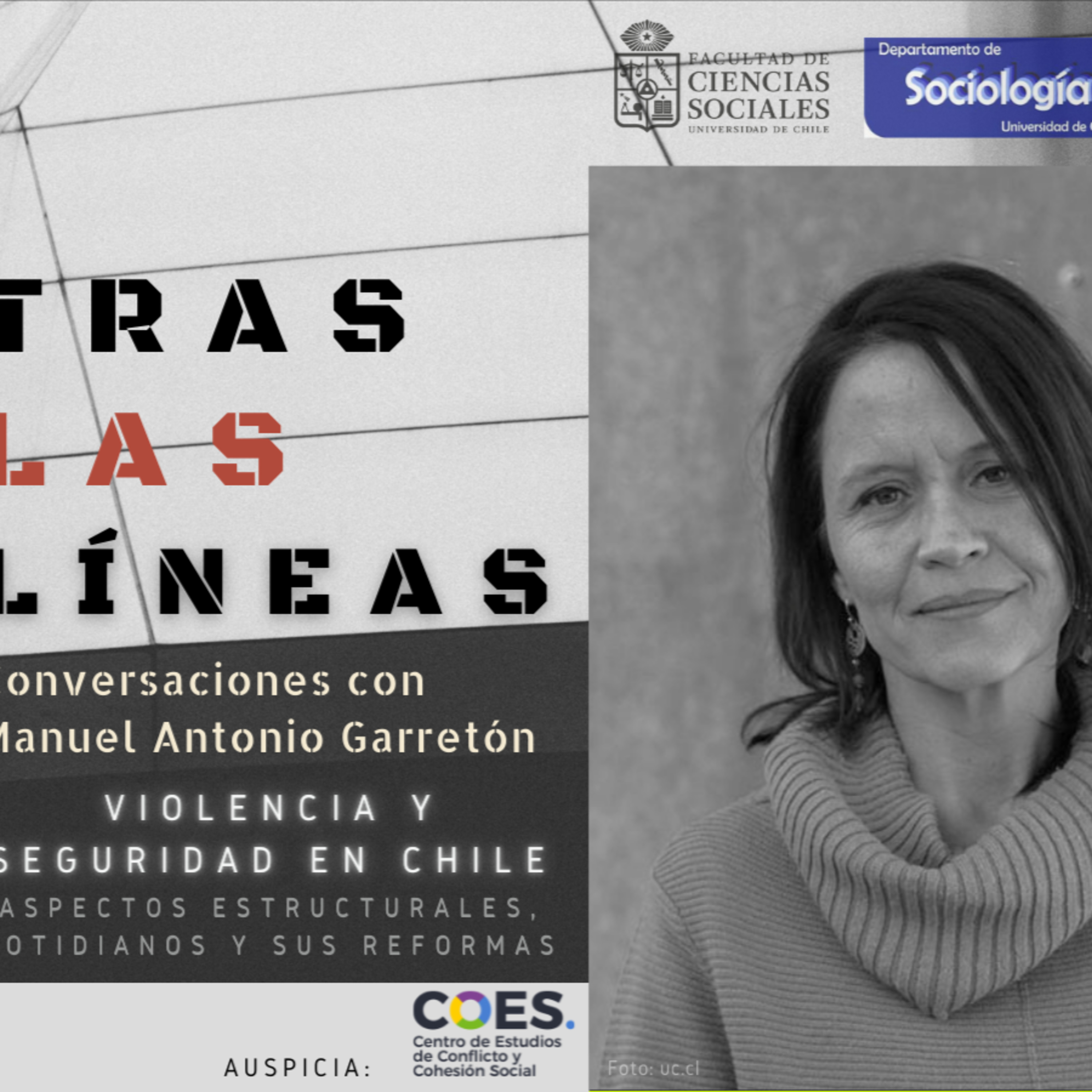 Tras las Líneas 98. Violencia y seguridad en Chile. Aspectos estructurales, cotidianos y sus reformas [con Alejandra Luneke] episode artwork