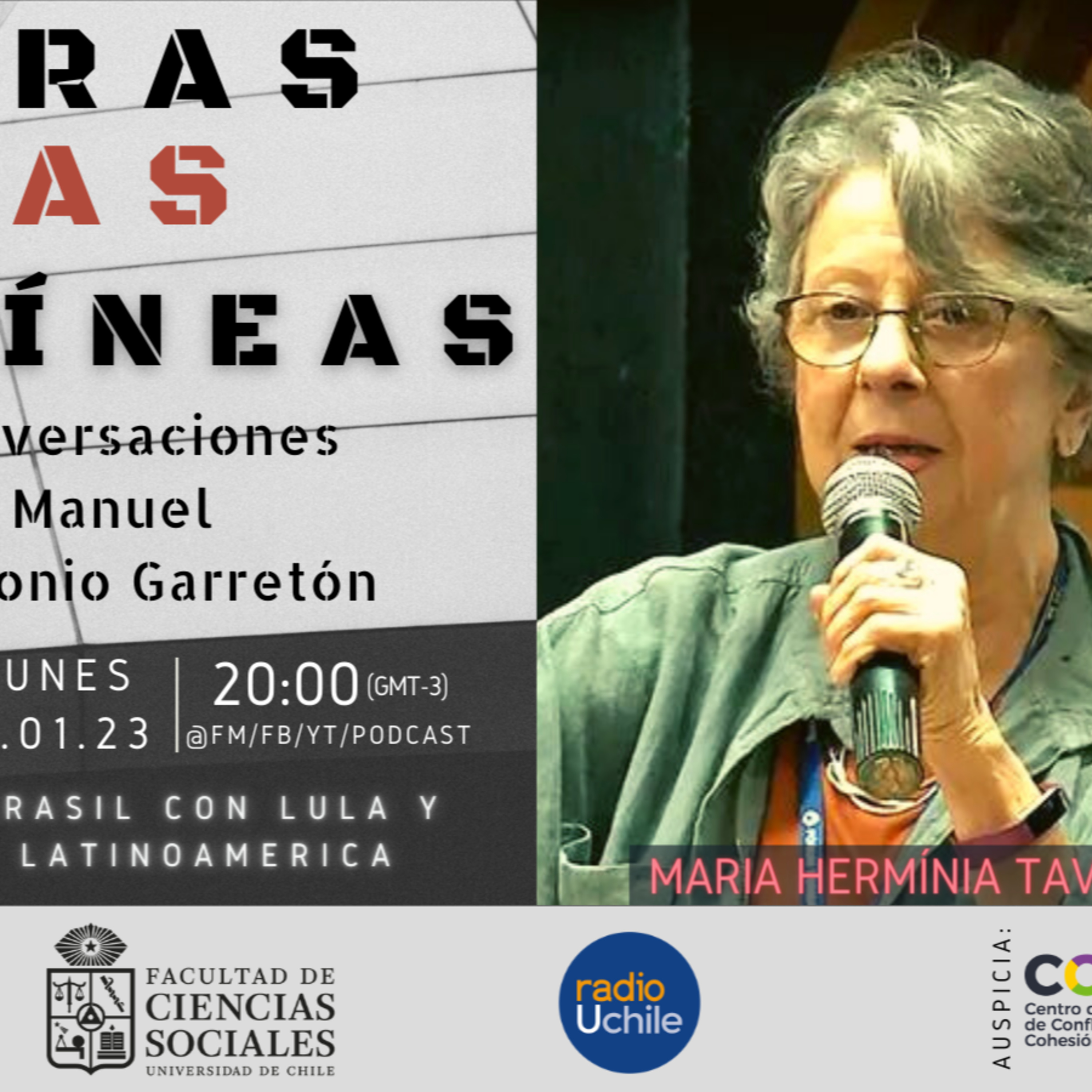 Tras las Líneas 131. "Brasil con Lula y Latinoamérica" [con Maria Hermínia Tavares] episode artwork