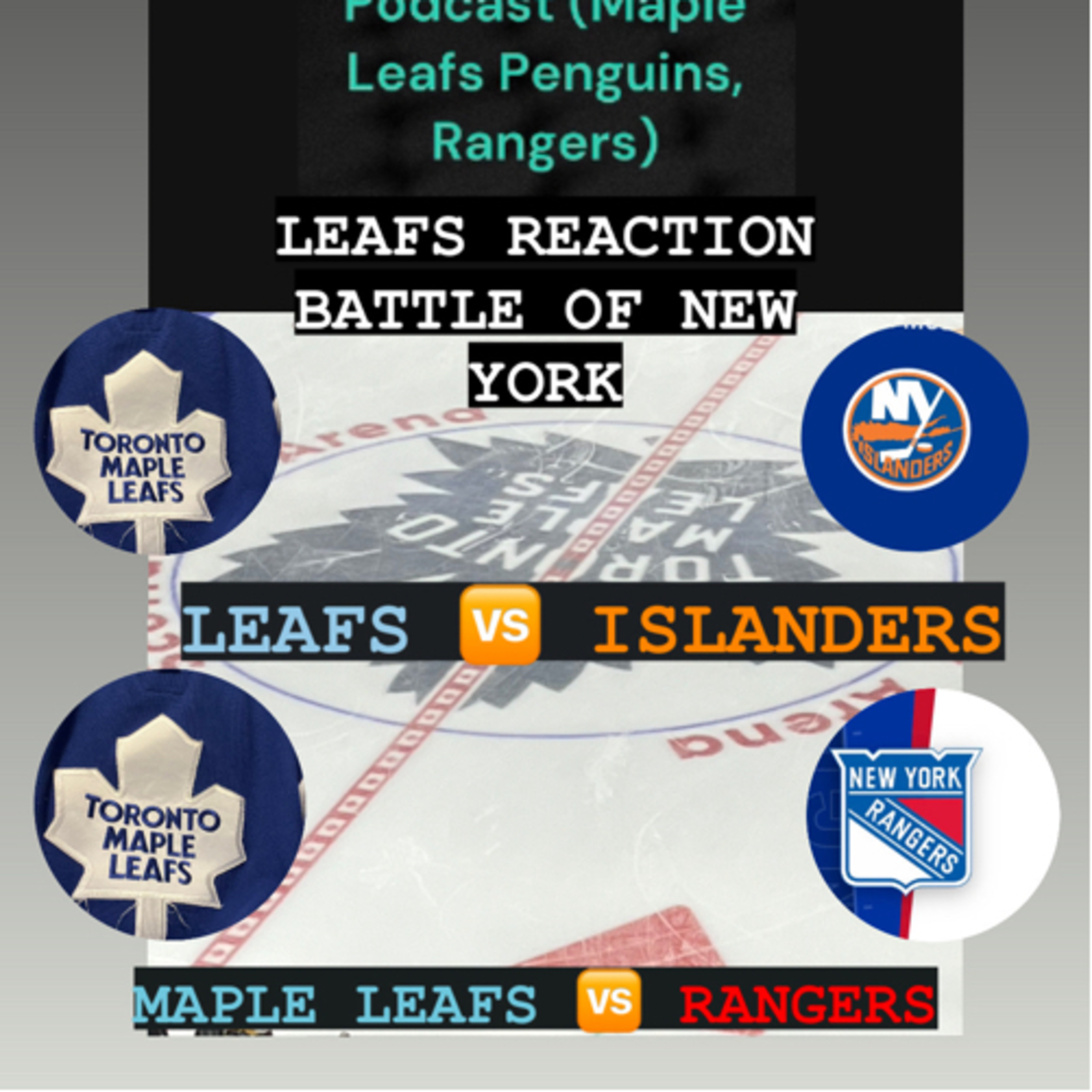 Leafs Reaction Battle of New York (Showdown in New York) Leafs Vs Islanders Leafs Vs Rangers