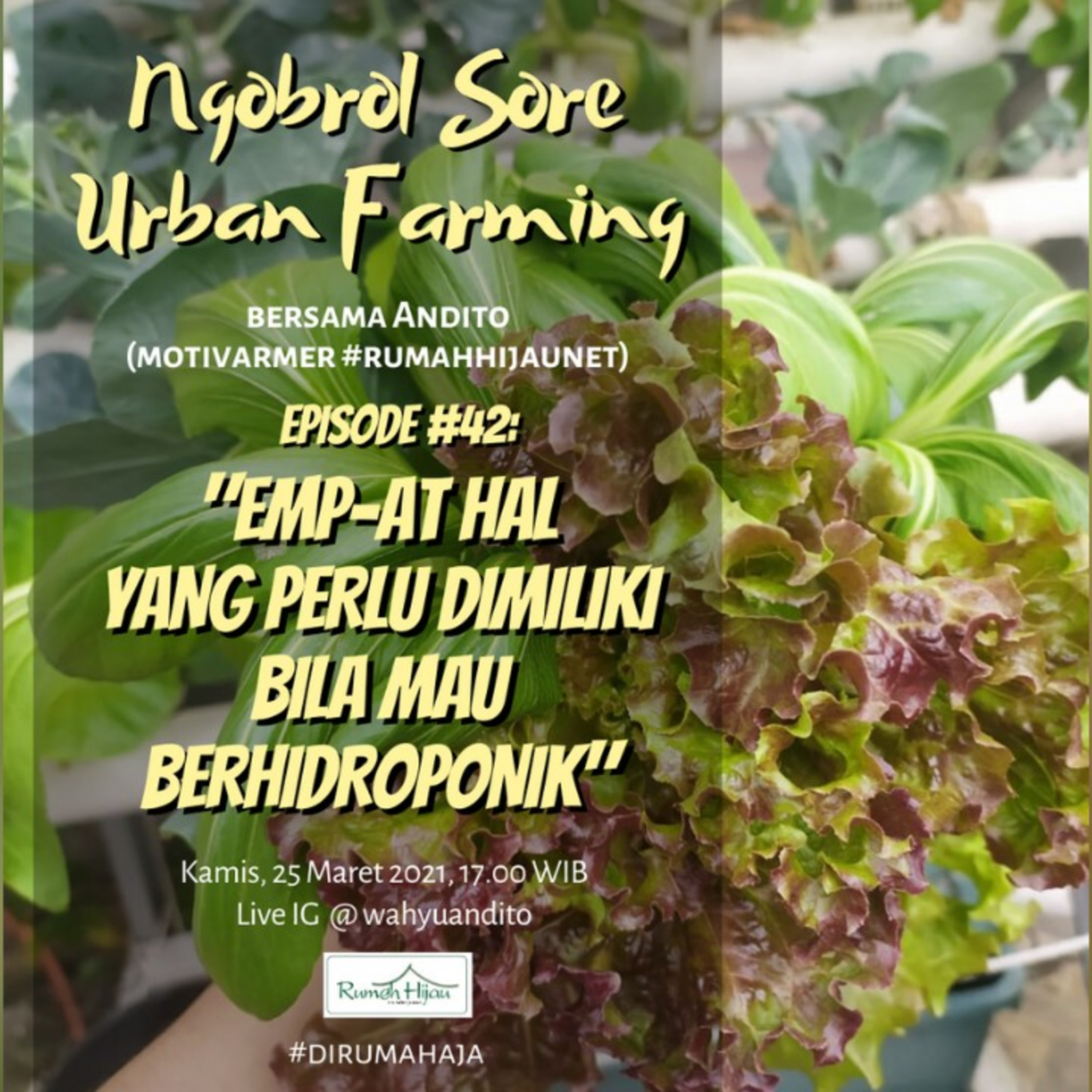Ngobrol Sore Urban Farming