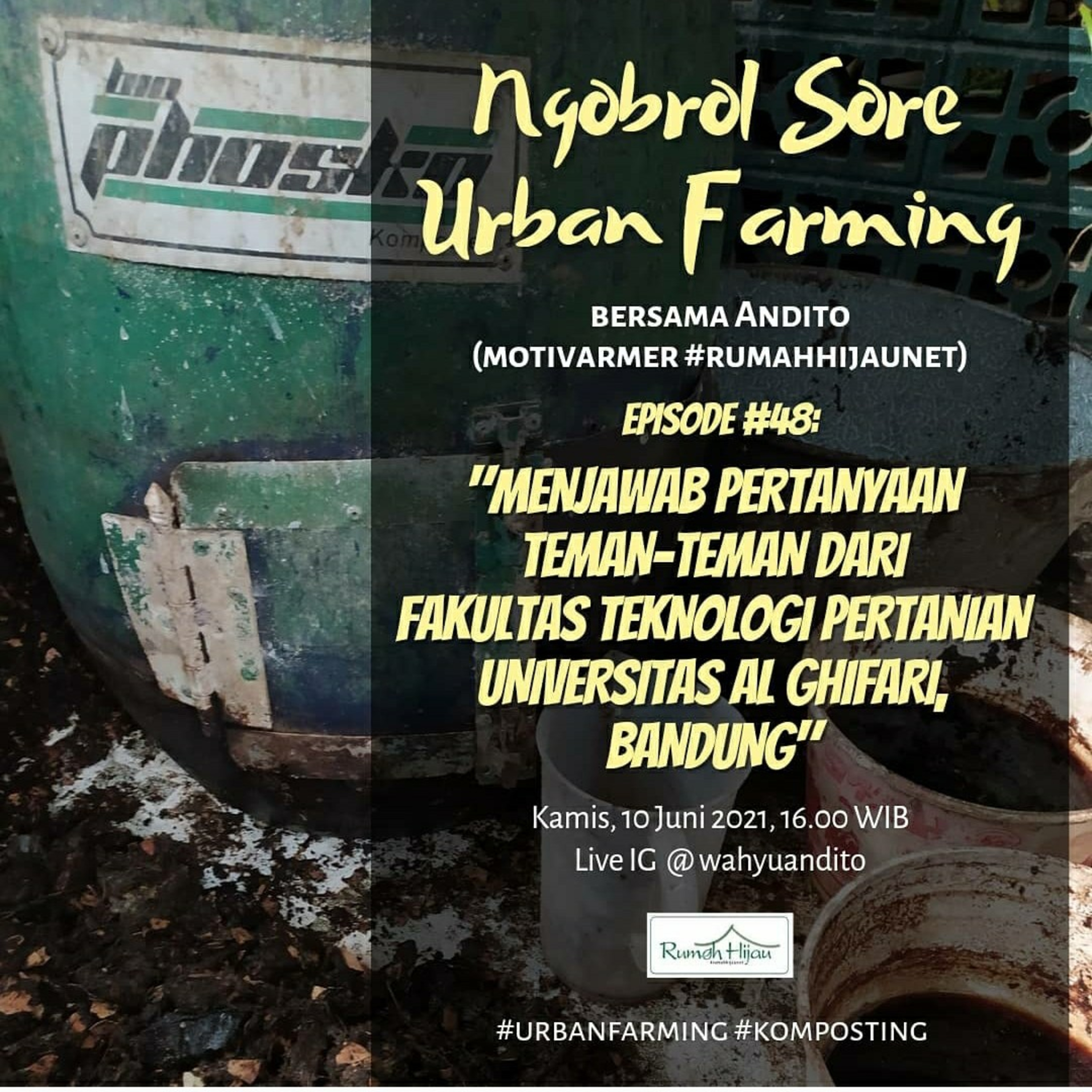 Ngobrol Sore Urban Farming