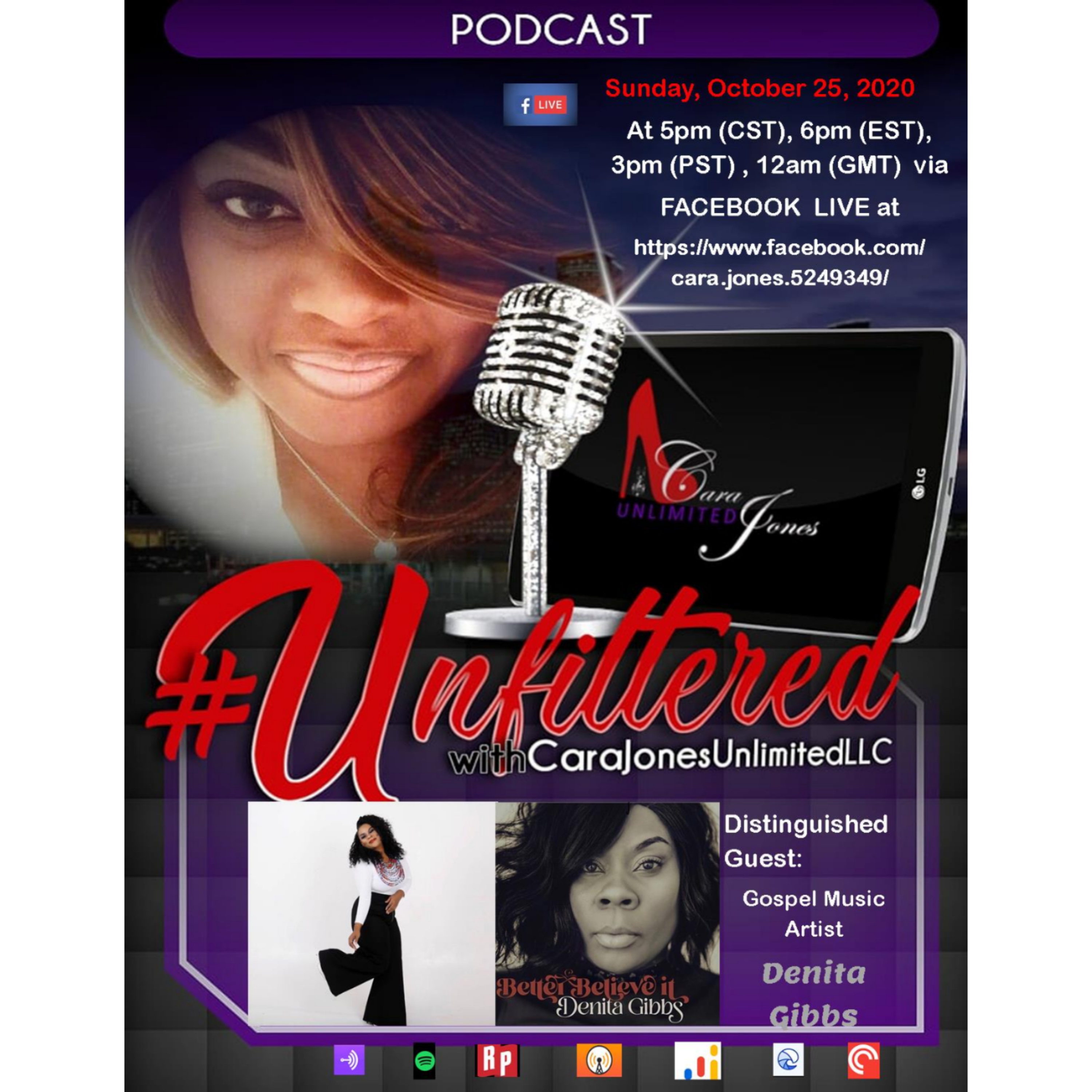 Unfiltered With Cara Jones Unlimited, LLC Podcast