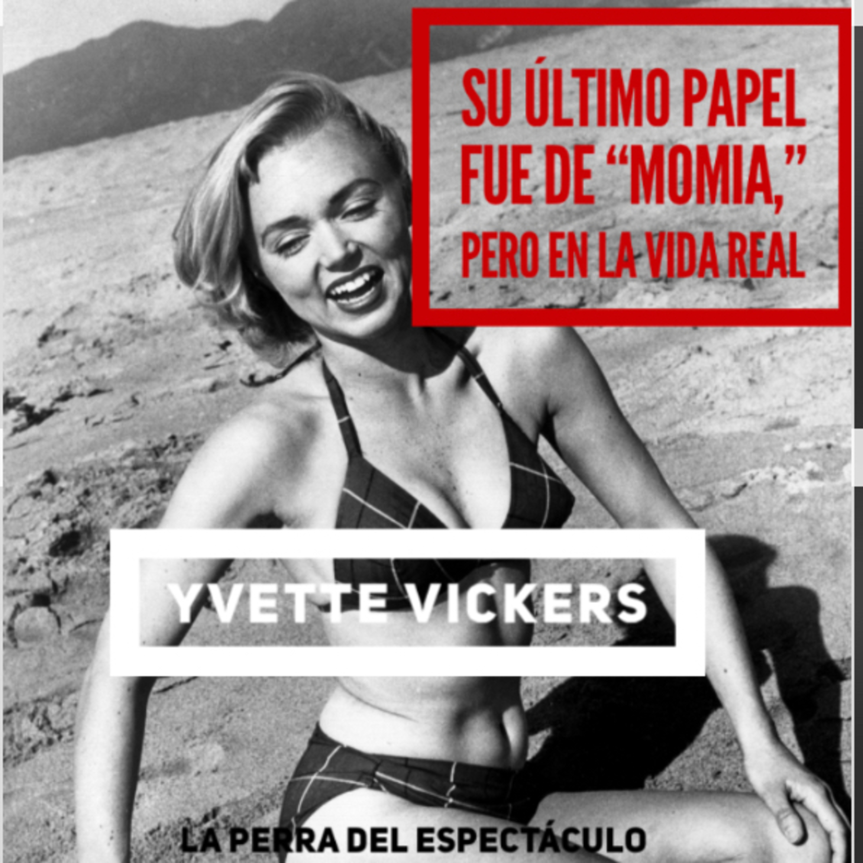 Yvette Vickers, terrible final episode artwork