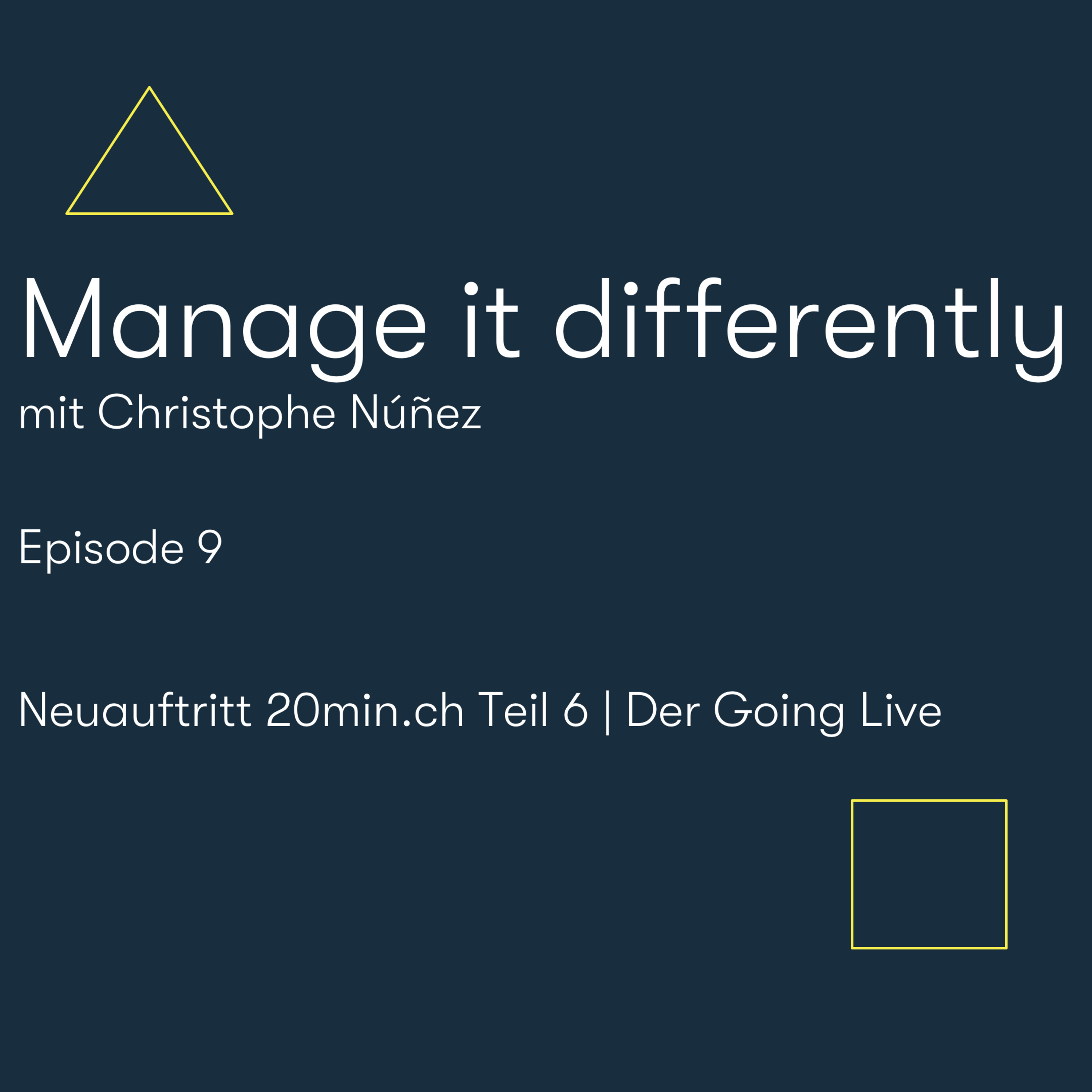 Manage it differently