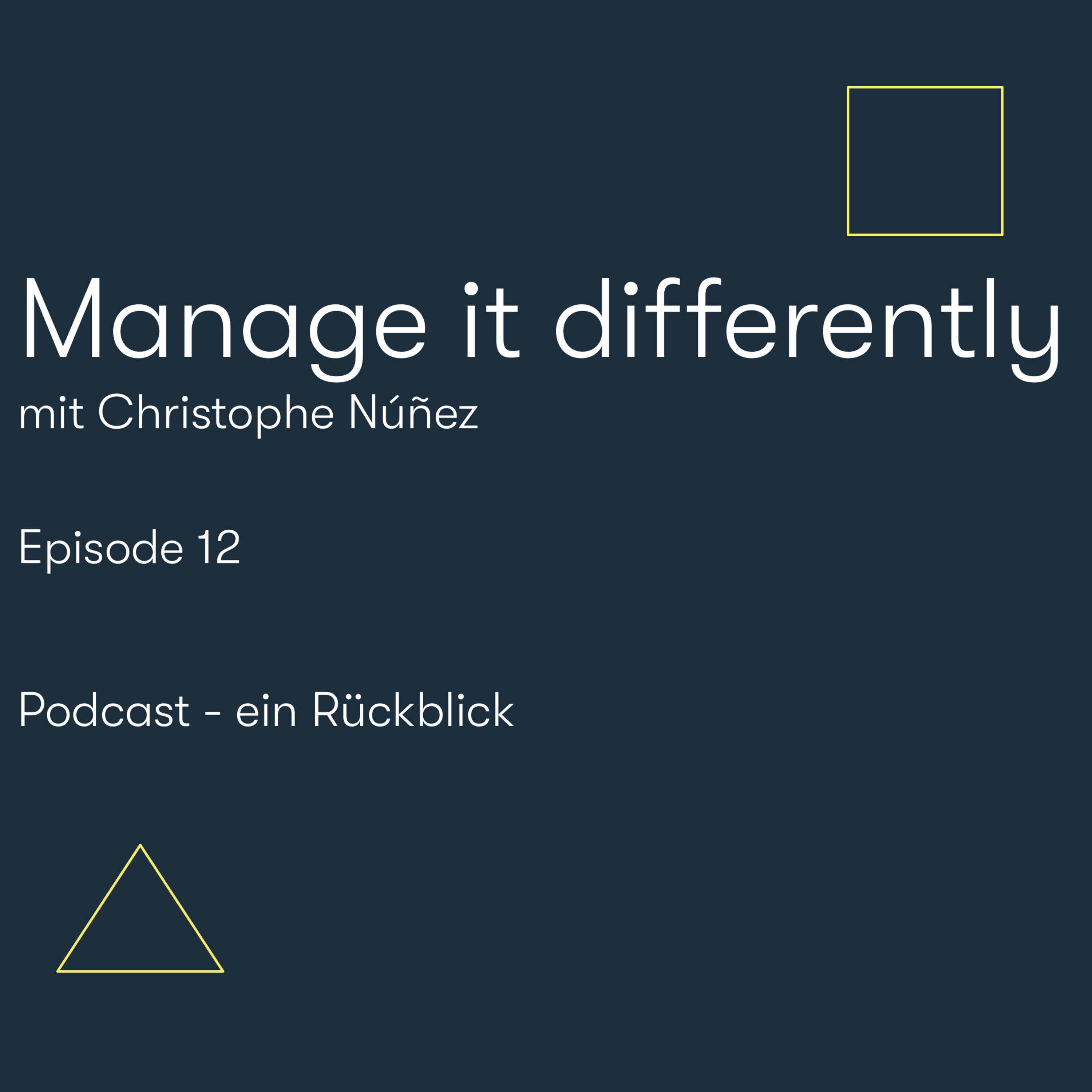 Manage it differently