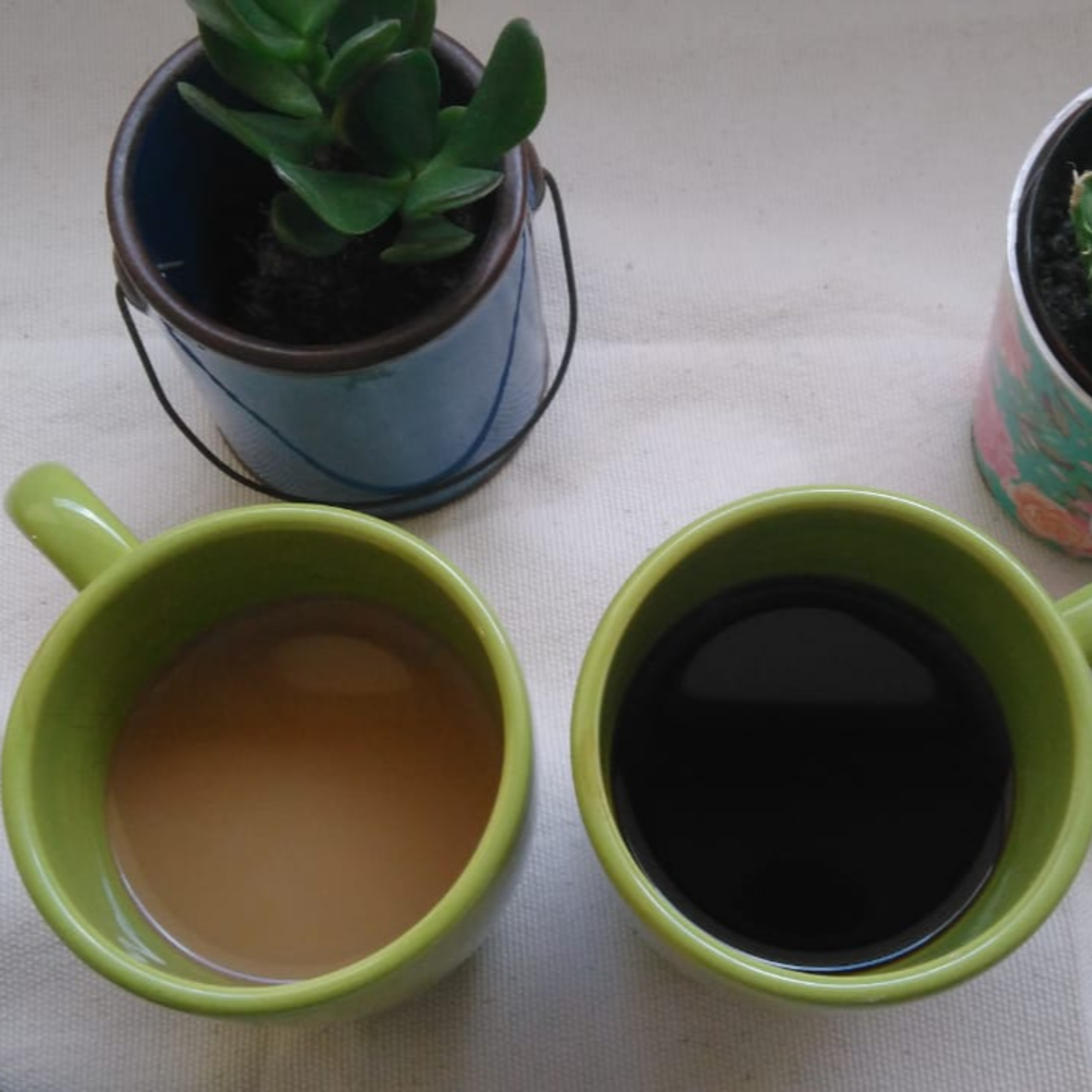 Un negro y un cortado.Piloto