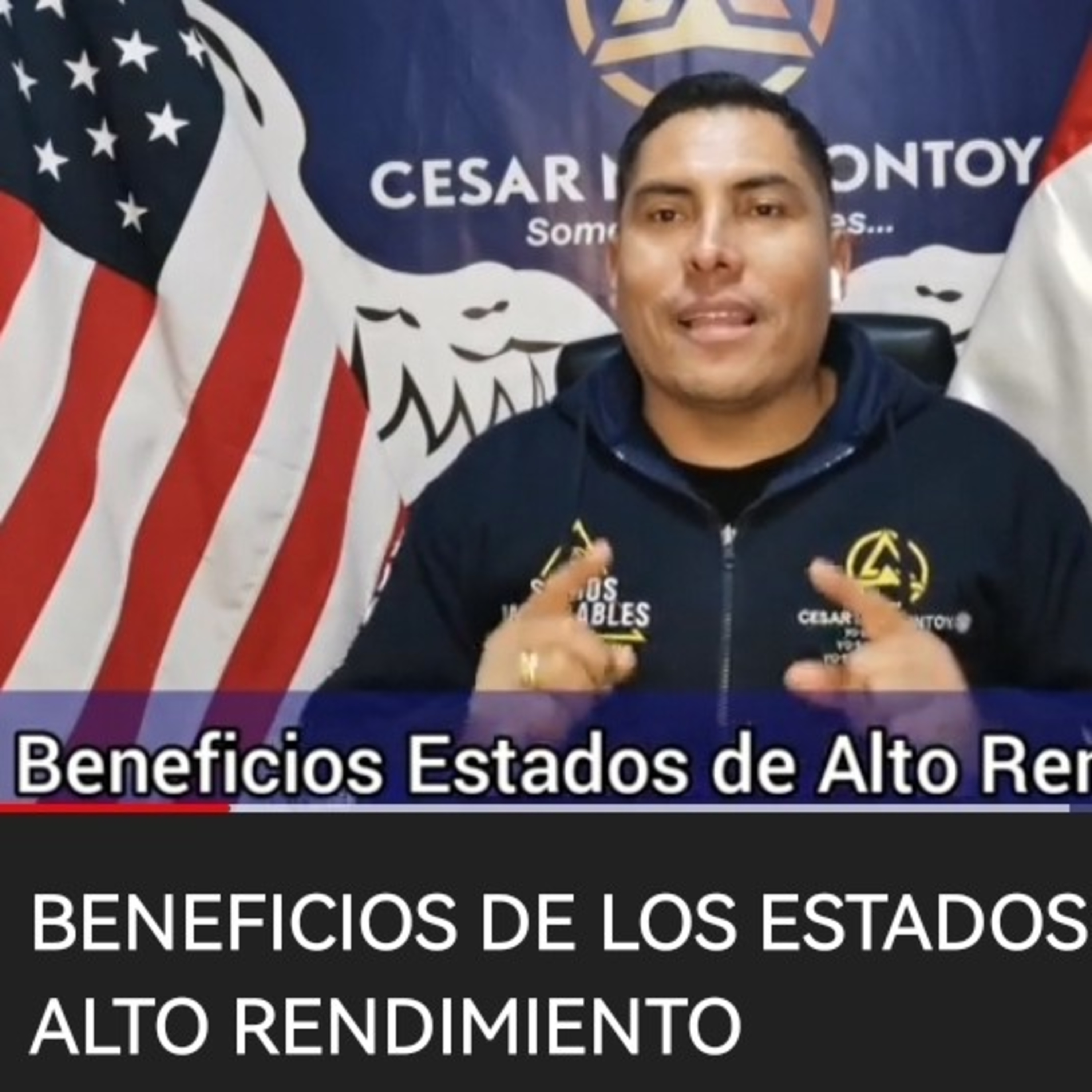 BENEFICIOS DE LOS ESTADOS DE ALTO RENDIMIENTO / Cesar Mormontoy