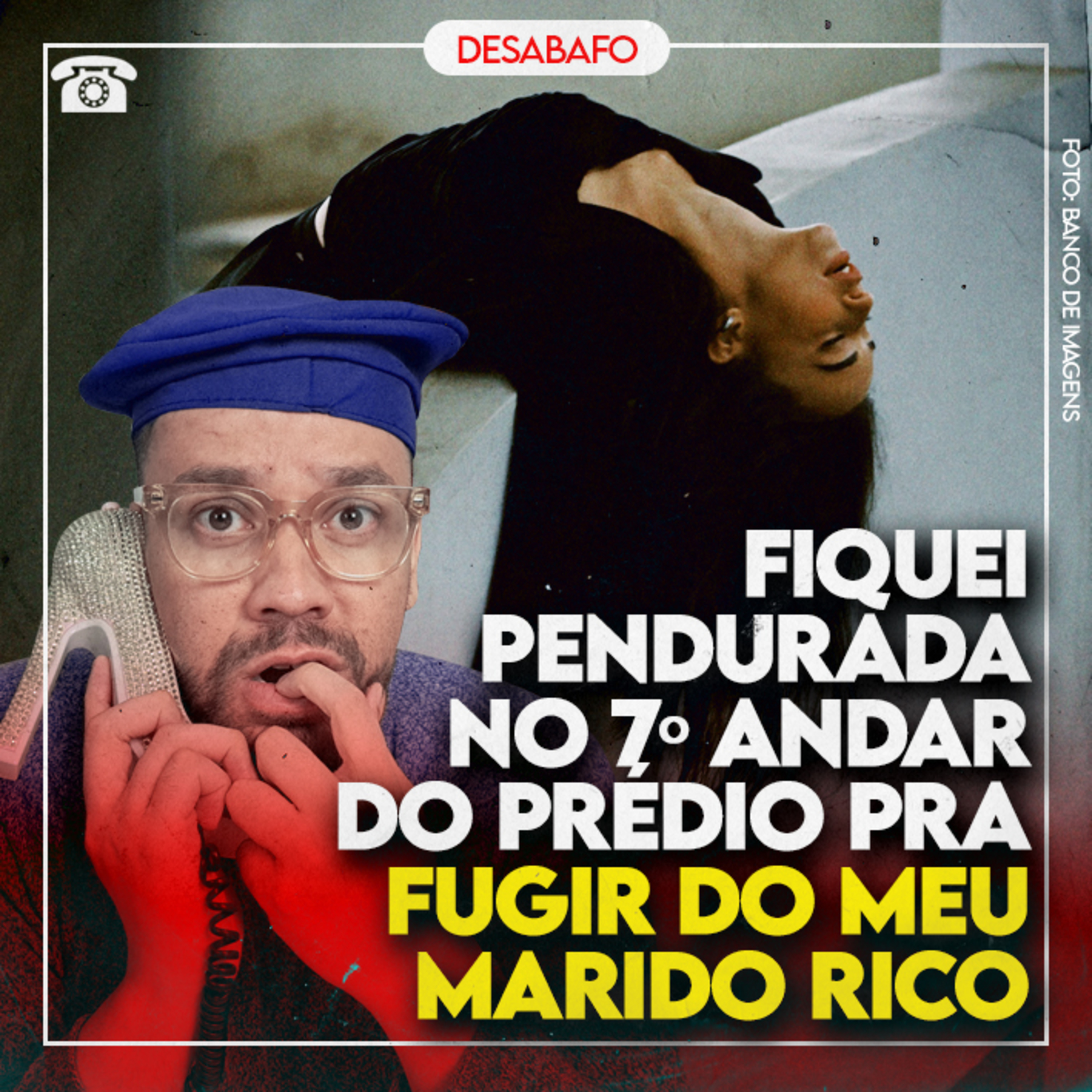 Fiquei PENDURADA no 7º ANDAR do prédio pra FUGIR do meu MARIDO RICO