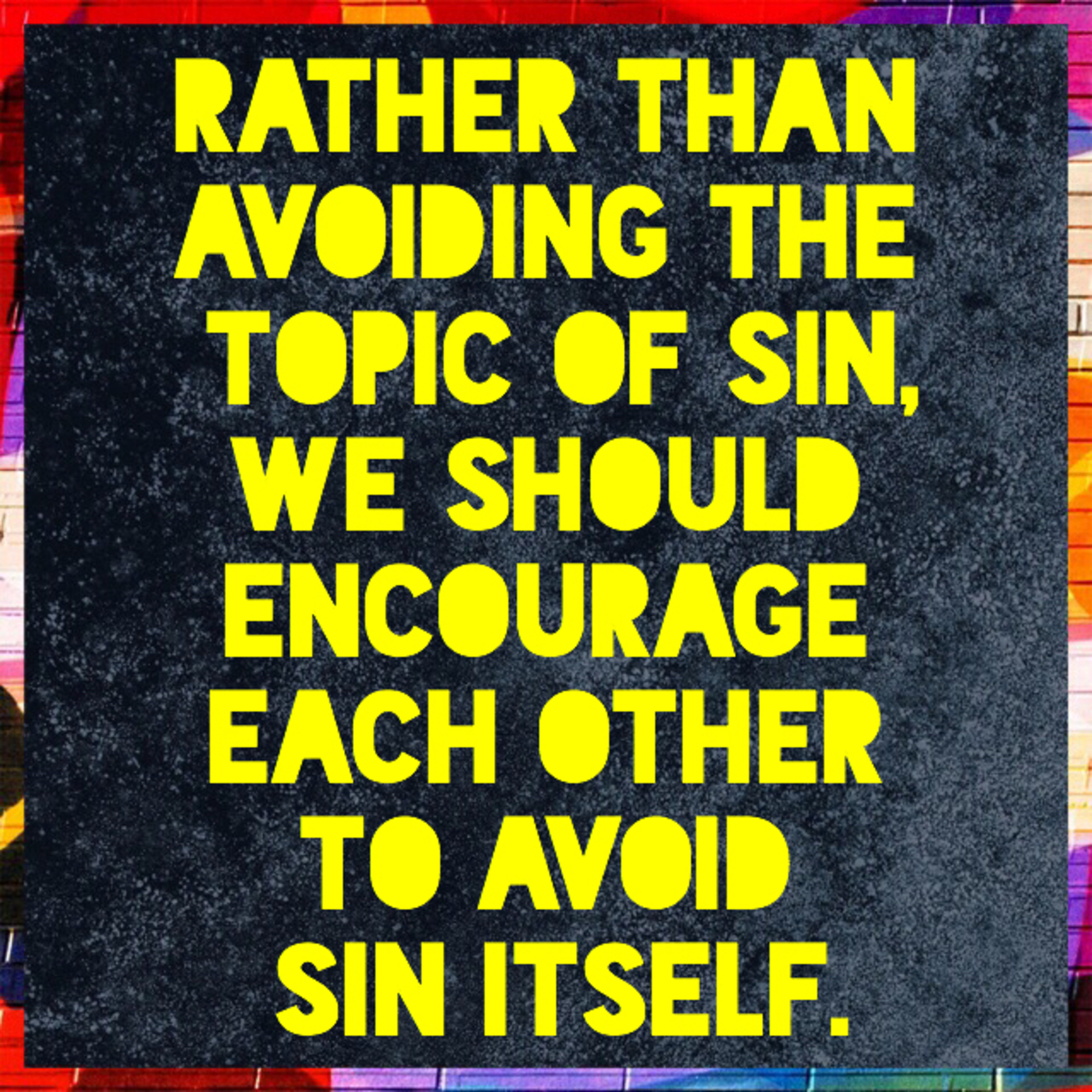 Does God's grace make the topic of sin irrelevant? episode artwork