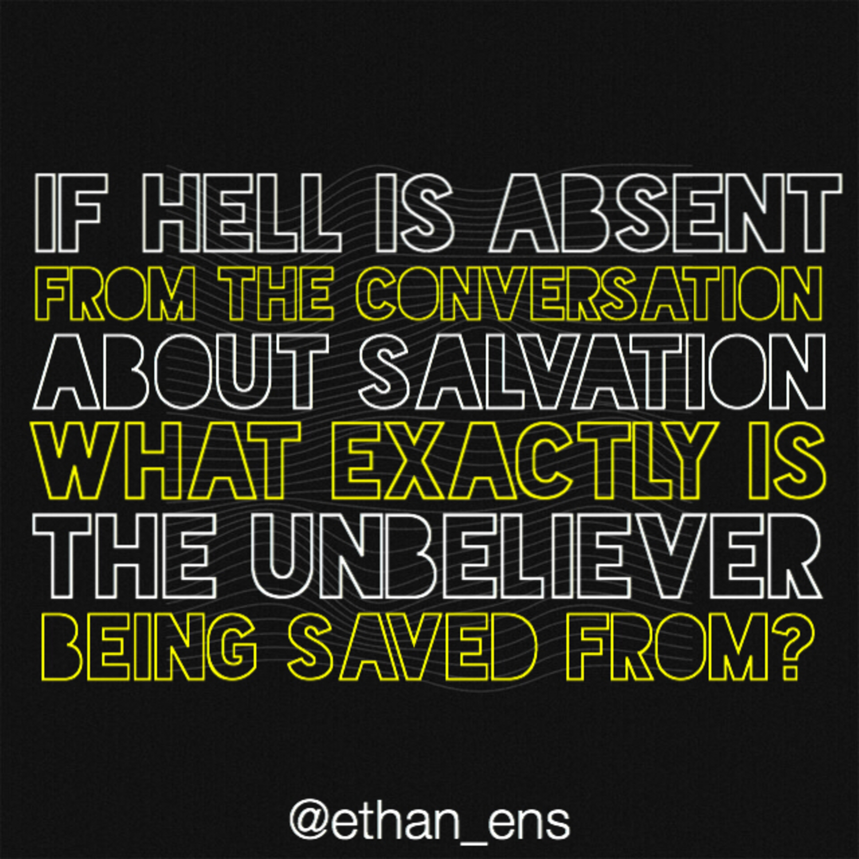 Is hell an important aspect of the gospel?