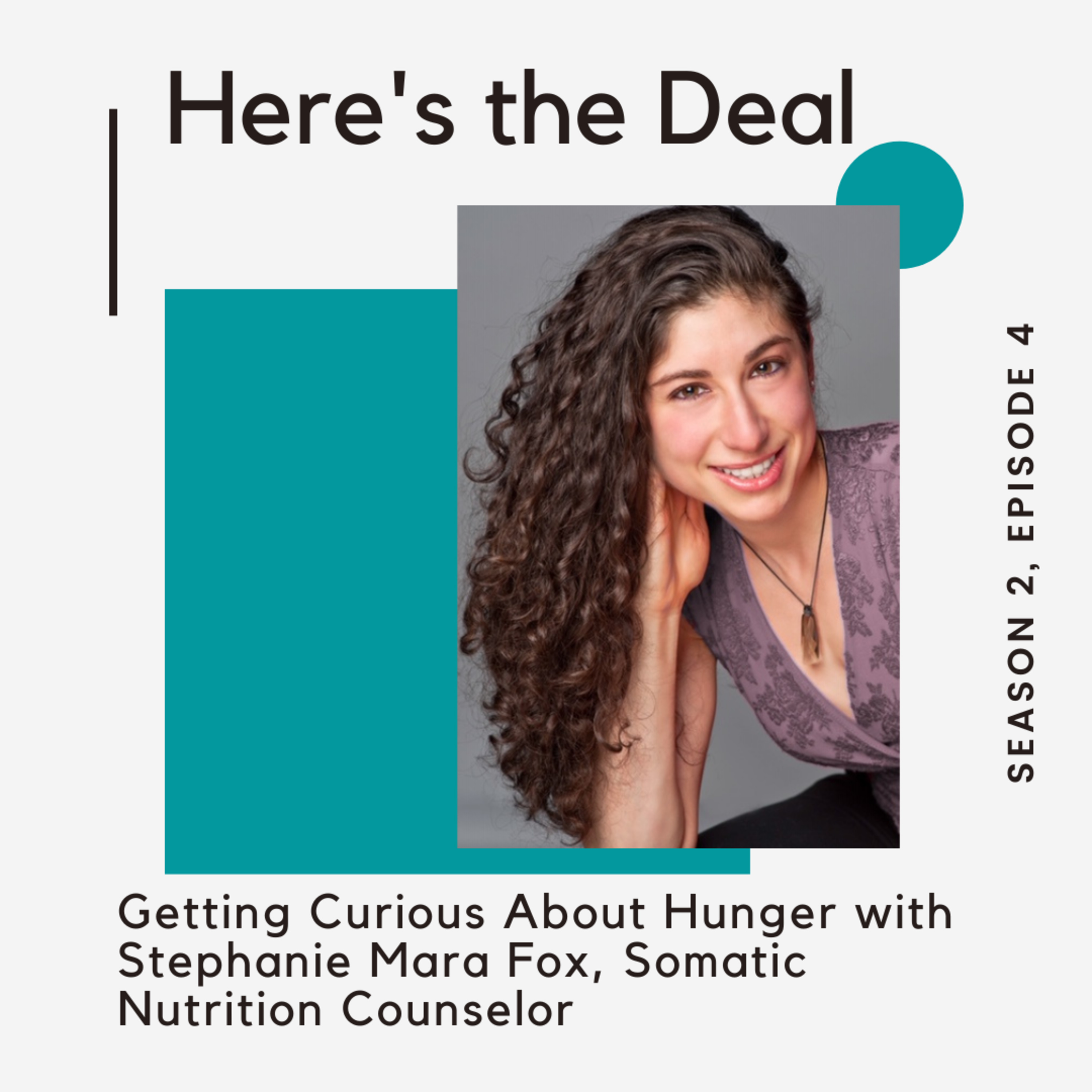 Getting Curious About Hunger with Stephanie Mara Fox, Somatic Nutrition Counselor episode artwork