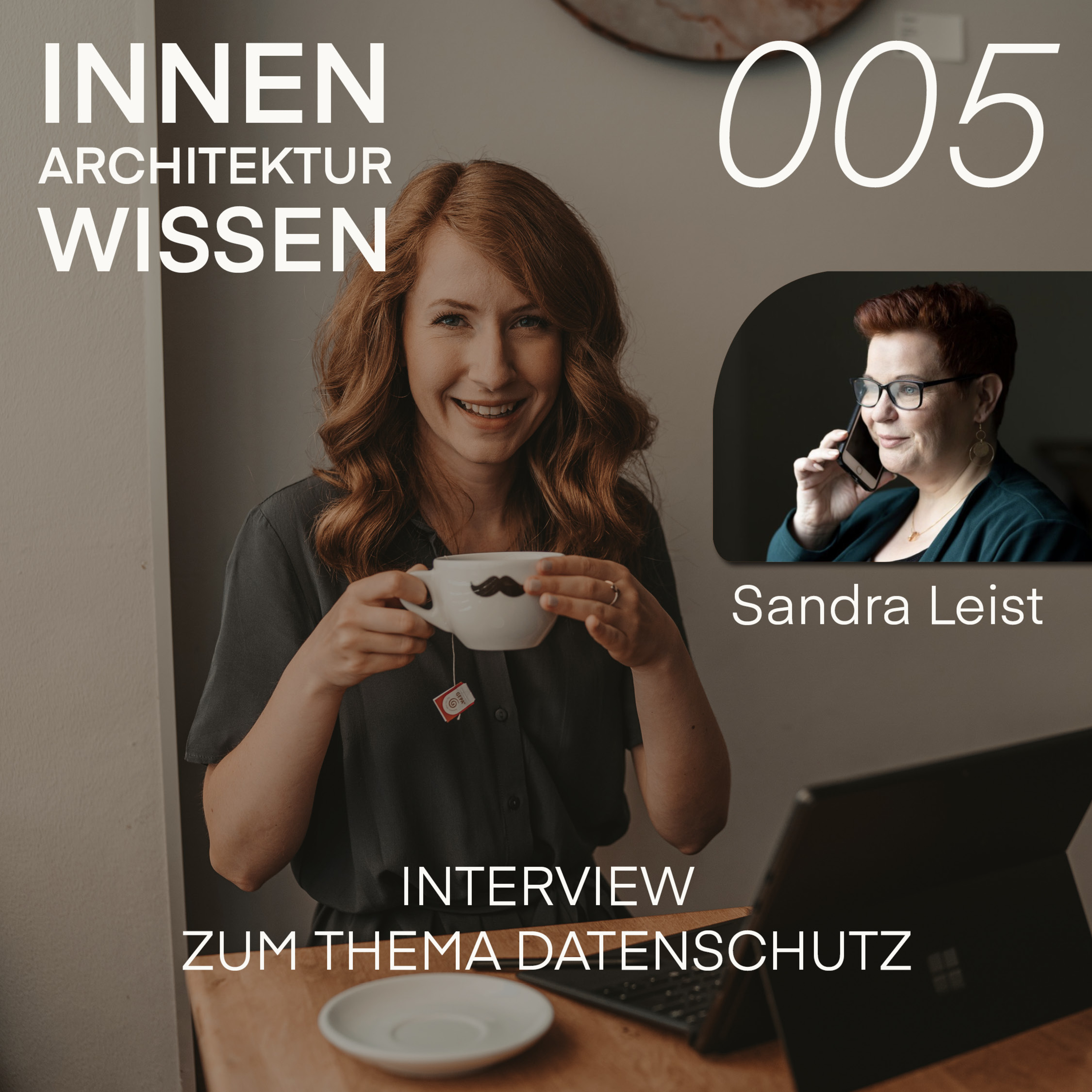 Datenschutz - Inwiefern betrifft er Innenarchitekt:innen & Planer:innen? | Interview mit Sandra Leist - Externe Datenschutzbeauftragte episode artwork