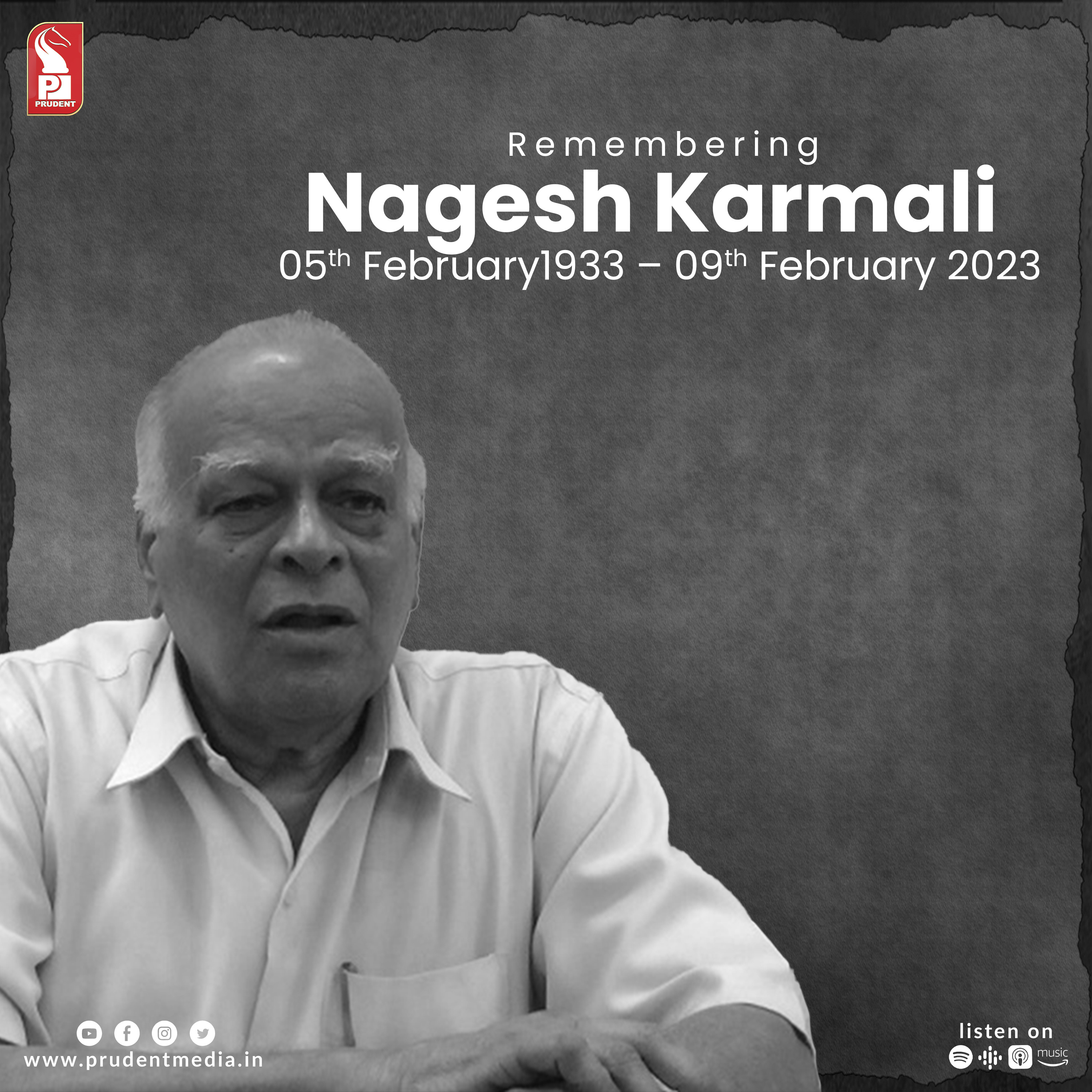 Remembering Nagesh Karmali | Prudent | 100223 episode artwork