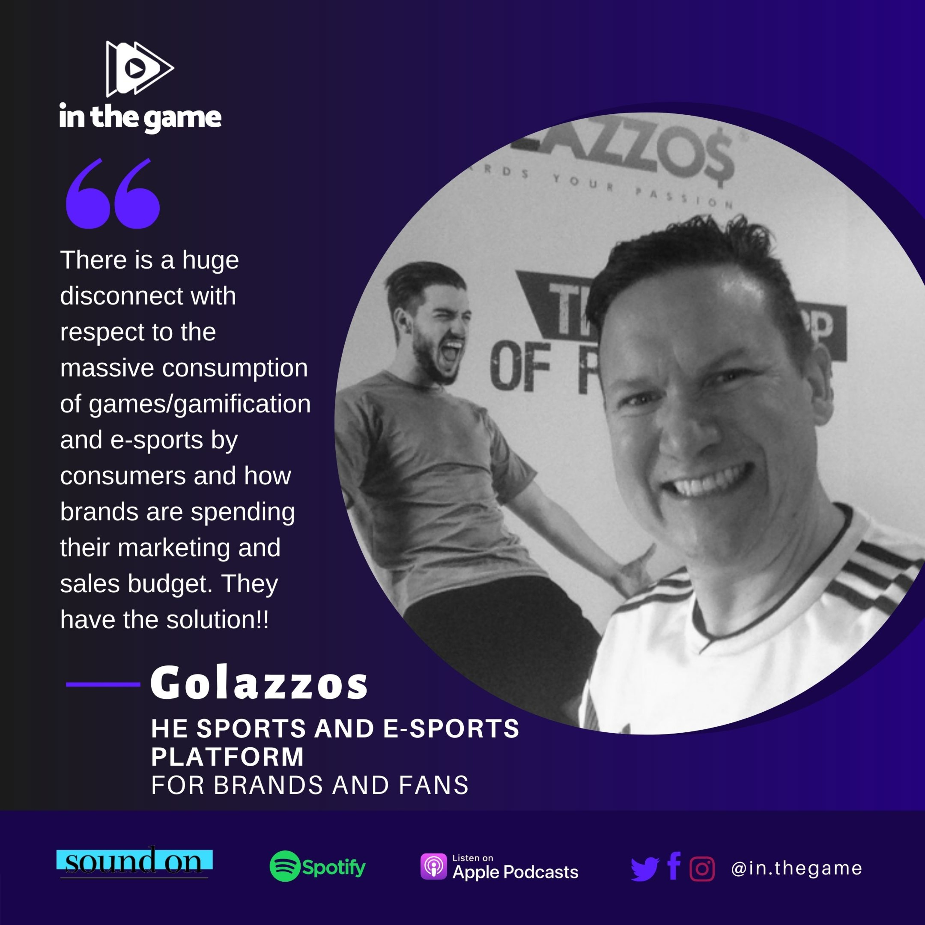 Golazzos - Sports and E-Sports Platform for Brands and Fans